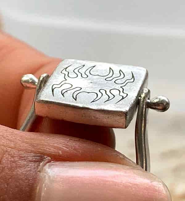✴︎ Anillo Ritual 🩸 Cc: caníbal ft. Exuvia ✴︎ En Plata ✴︎ - miniatura 3