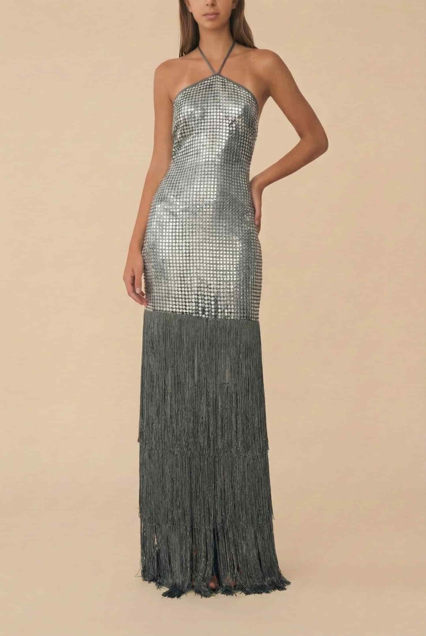 SARA DRESS SILVER - miniatura 1