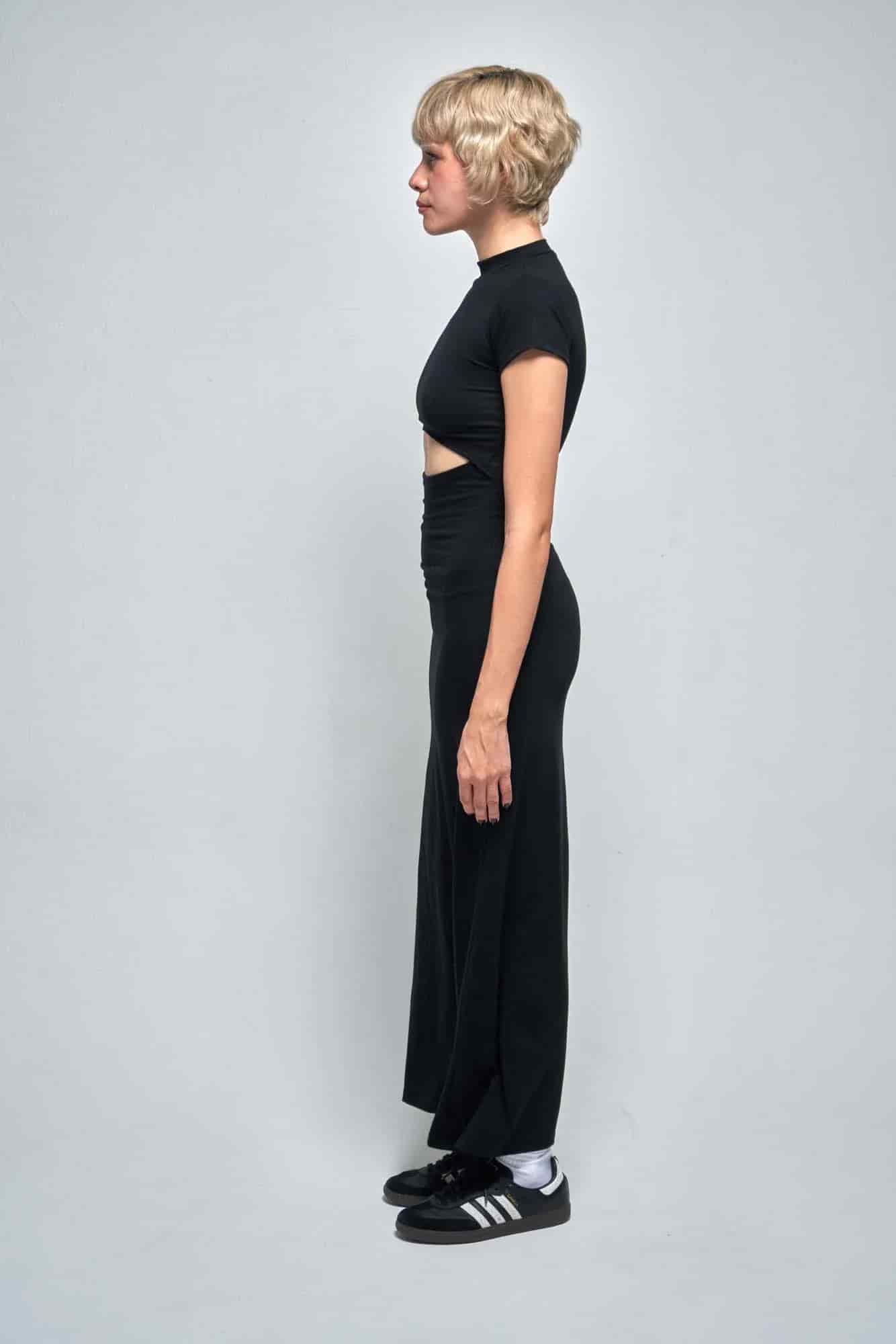 AURORA BLACK DRESS - miniatura 18