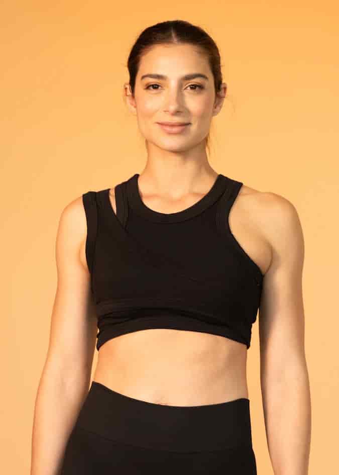 Top Marti cropped Negro - miniatura 1