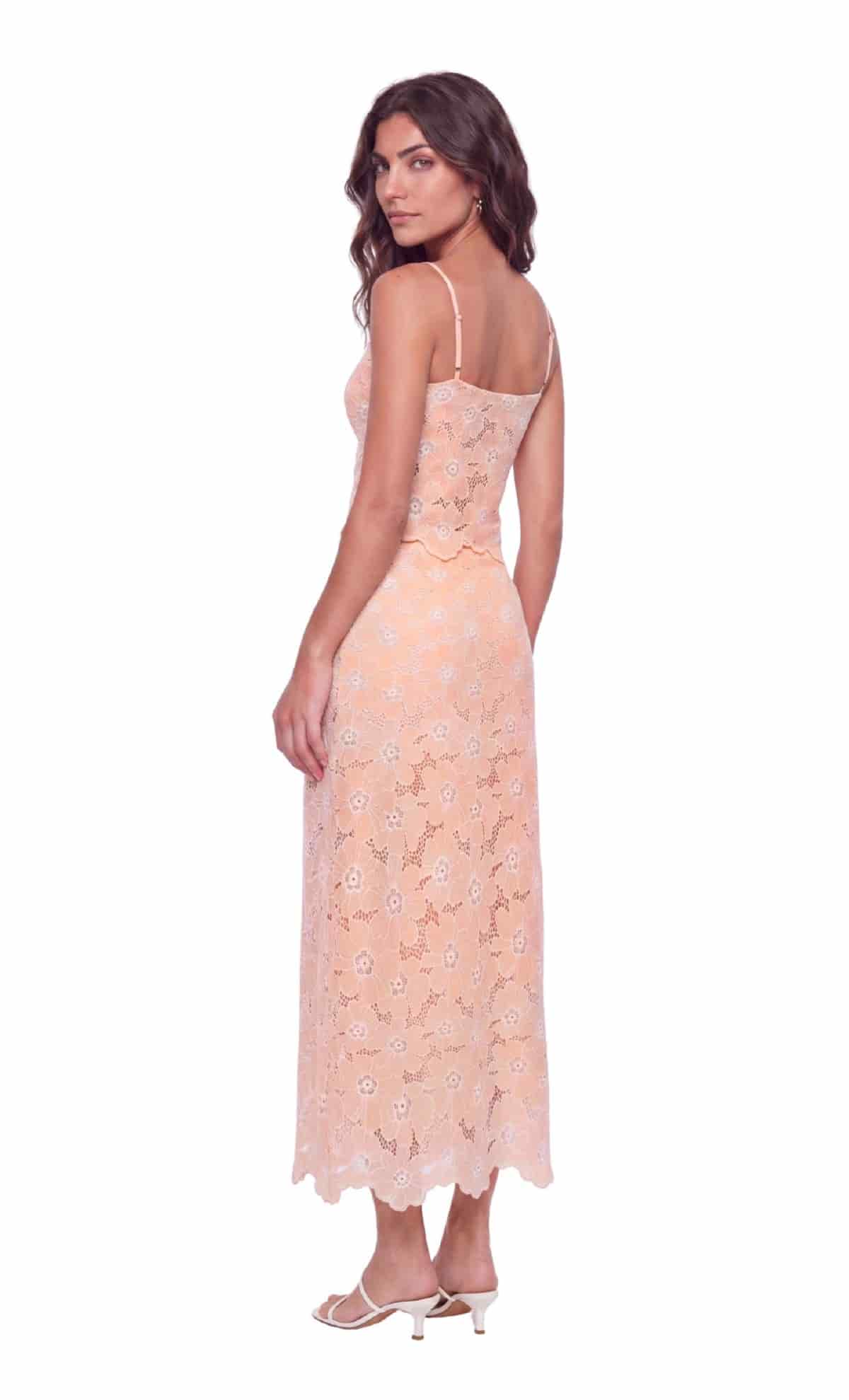 Falda Larga Greengage Peach - miniatura 2