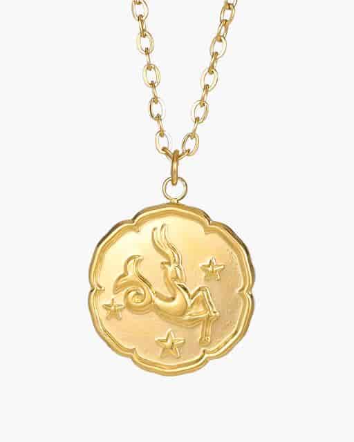 Zodiac Sign Necklace - Gold - miniatura 10