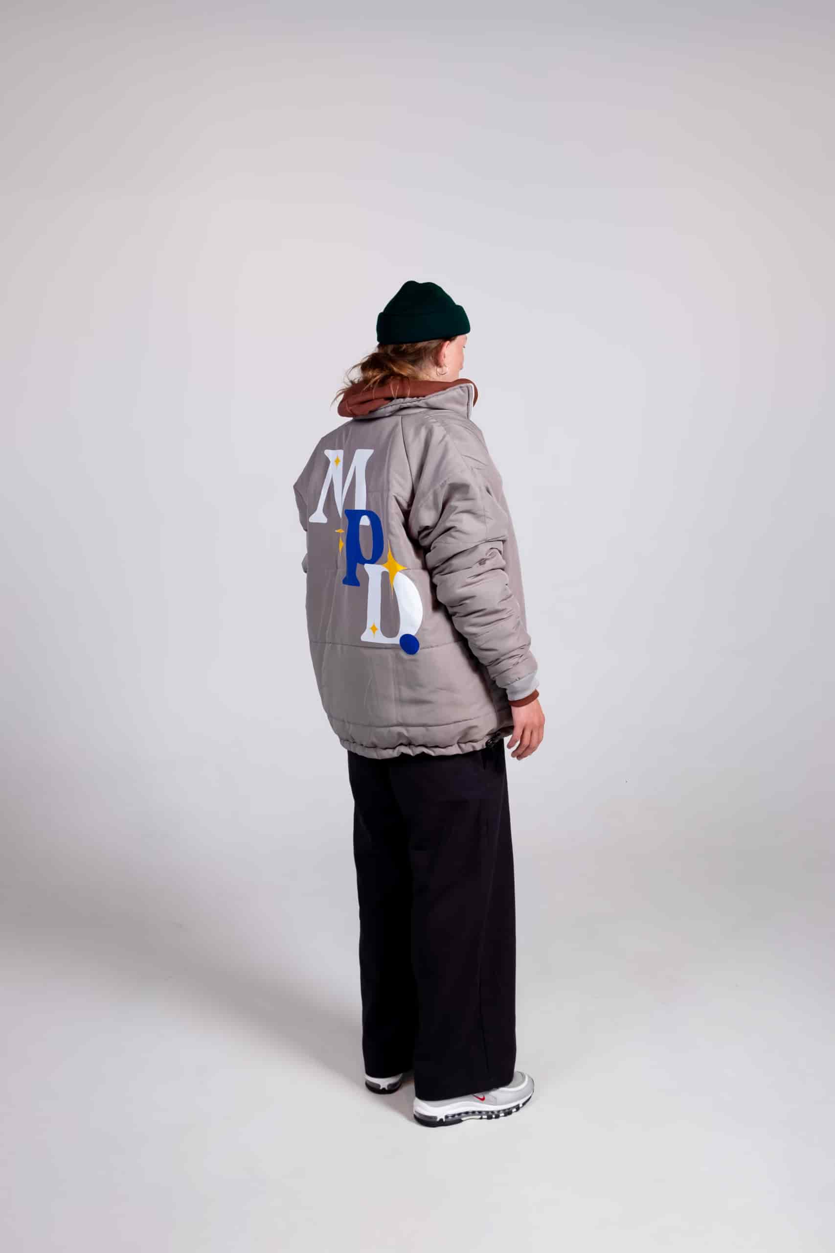 Chaqueta Gris Puffer - miniatura 2