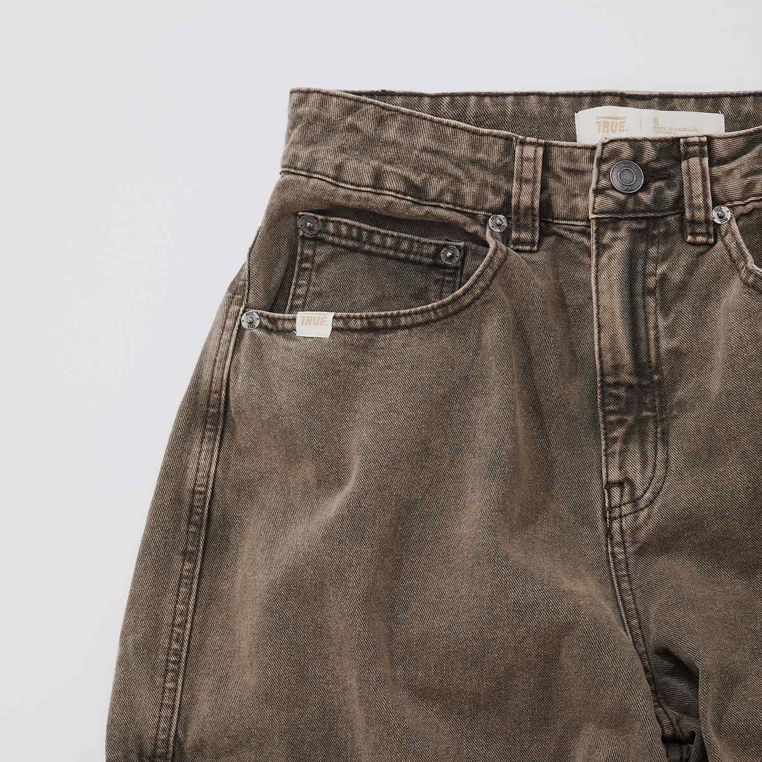 Cargo Multi-Pocket Pants - Washed Dark Brown - miniatura 3