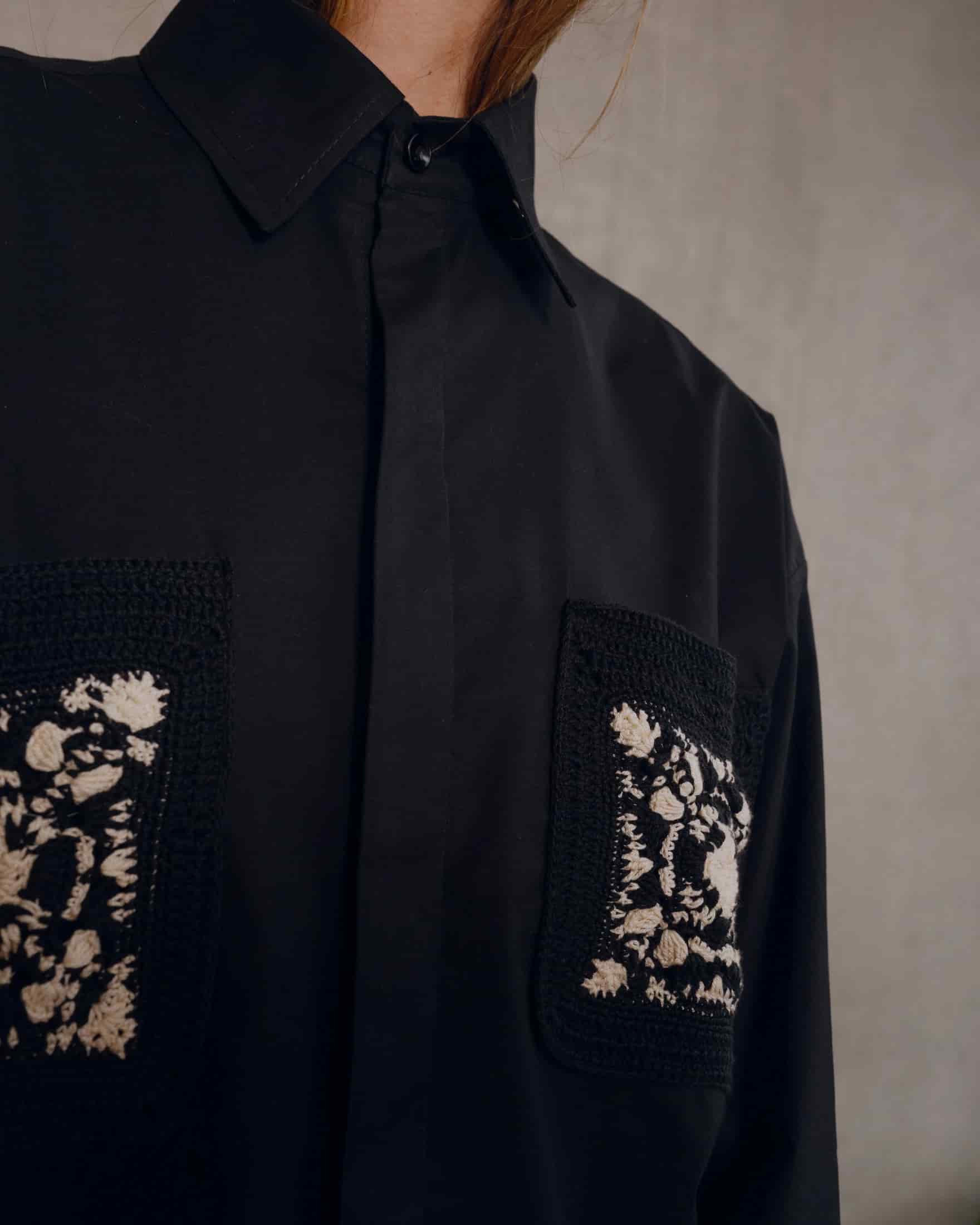 Pocket-Full Black Shirt - miniatura 7