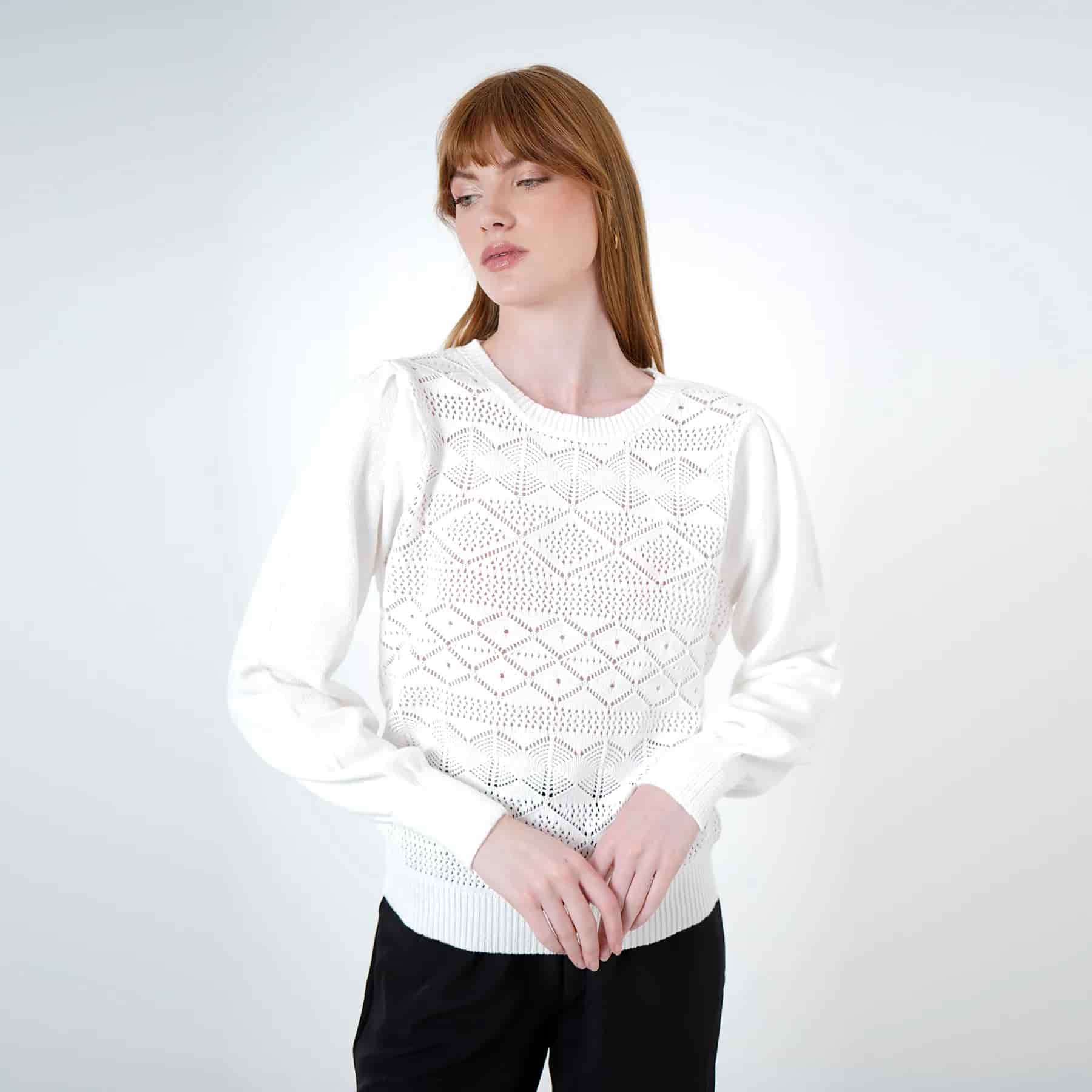 Sweater Cuello Camisero Manga Larga - miniatura 1