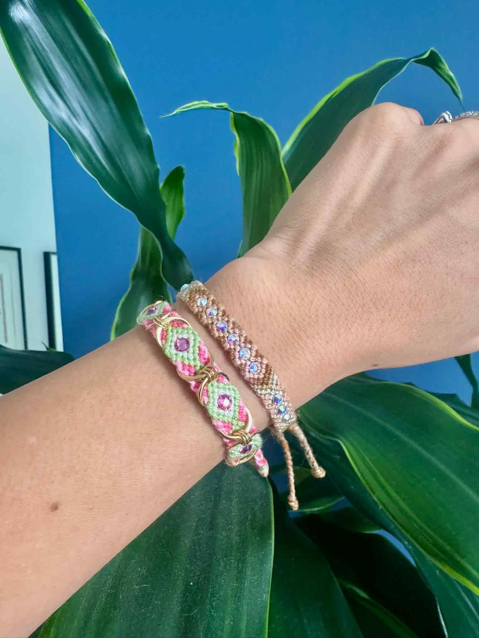 Free Spirit Hoops Bracelet | Sahara Blush - miniatura 3