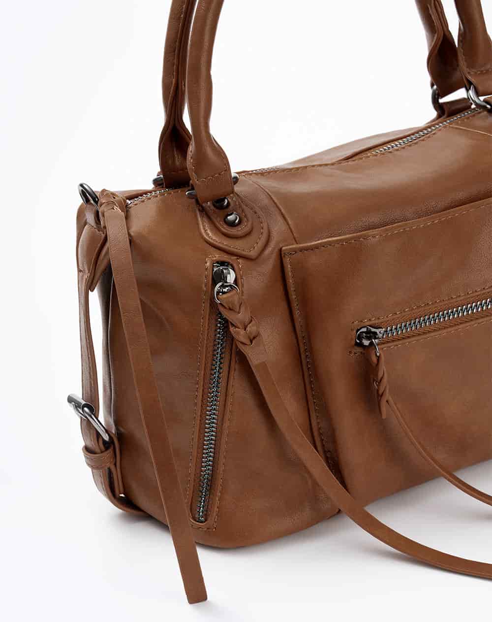 Bolso bowling + monedero café mujer - miniatura 5