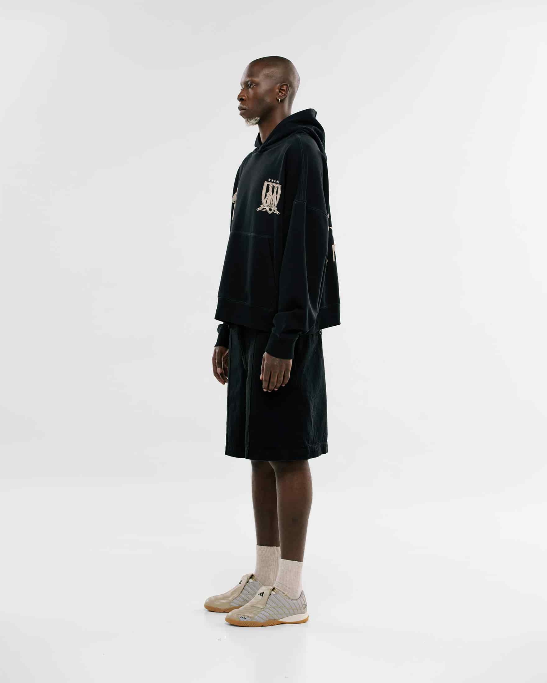 Hoodie Oversized MONOIC F.C - Negro Oscuro - miniatura 5