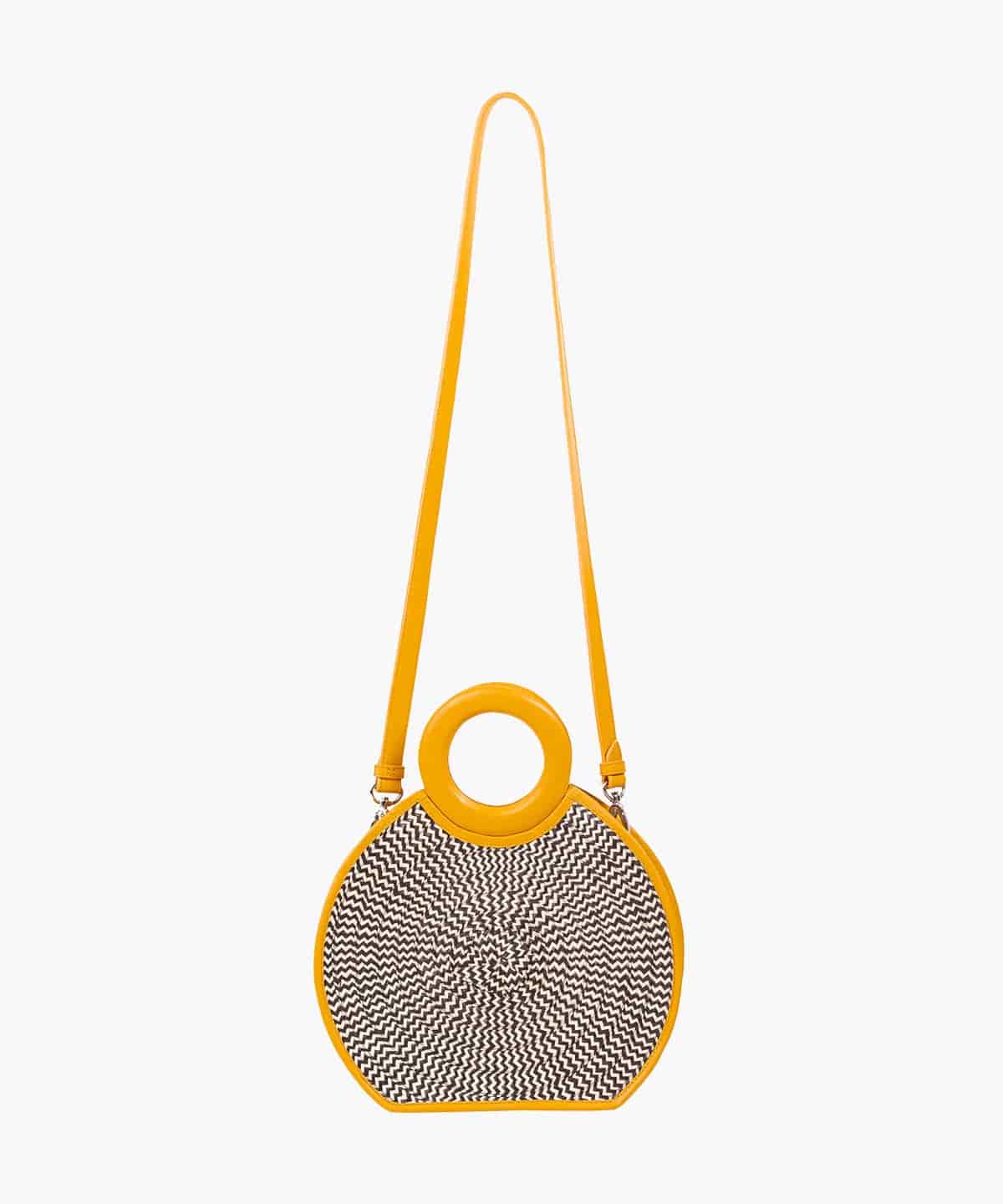 Zenú in Raffia and Leather - miniatura 3