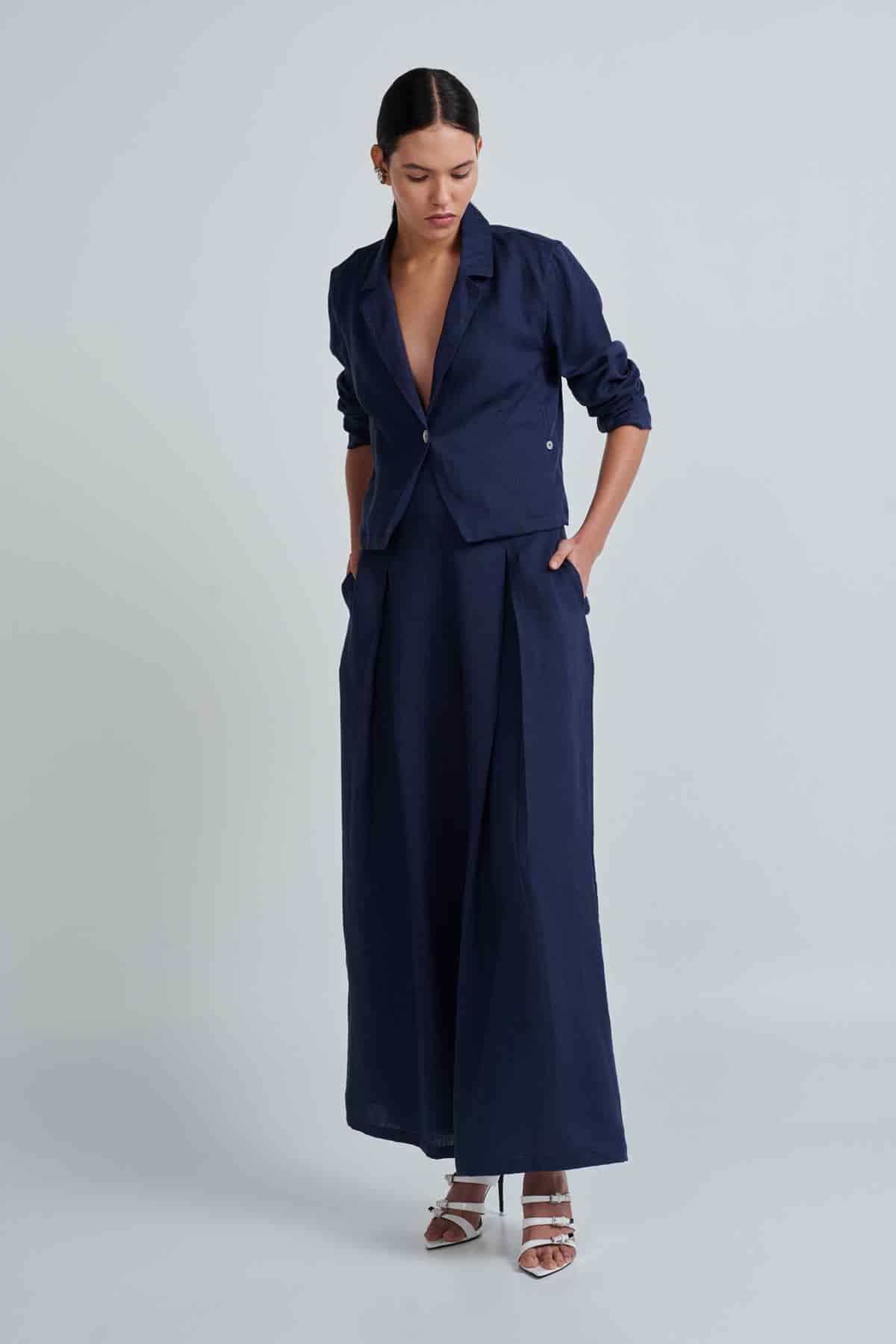 ATHINA PANTS NAVY - miniatura 3