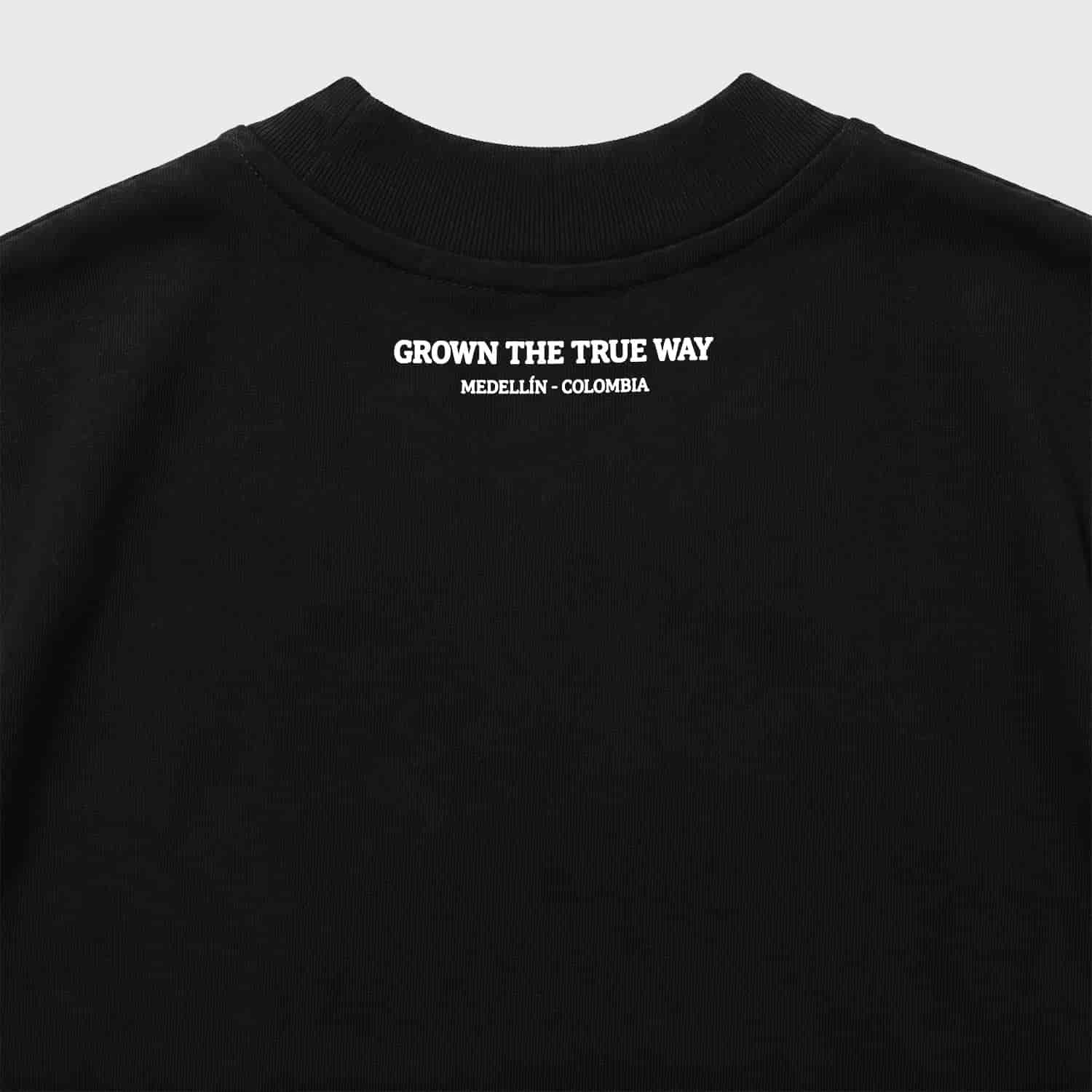 Flowers Logo T-Shirt - Black - miniatura 7