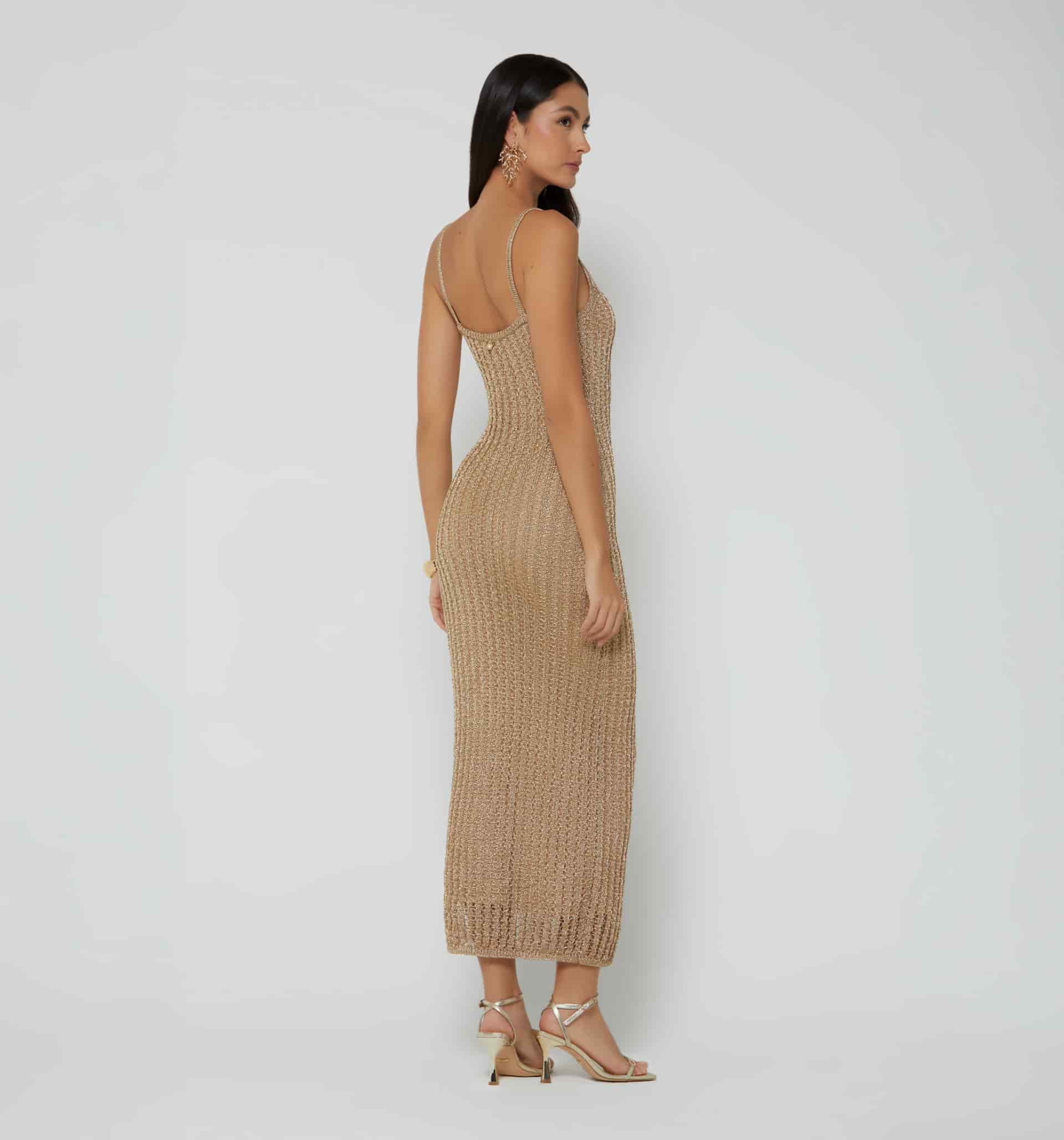 Vestido para mujer de tejido abierto - miniatura 9