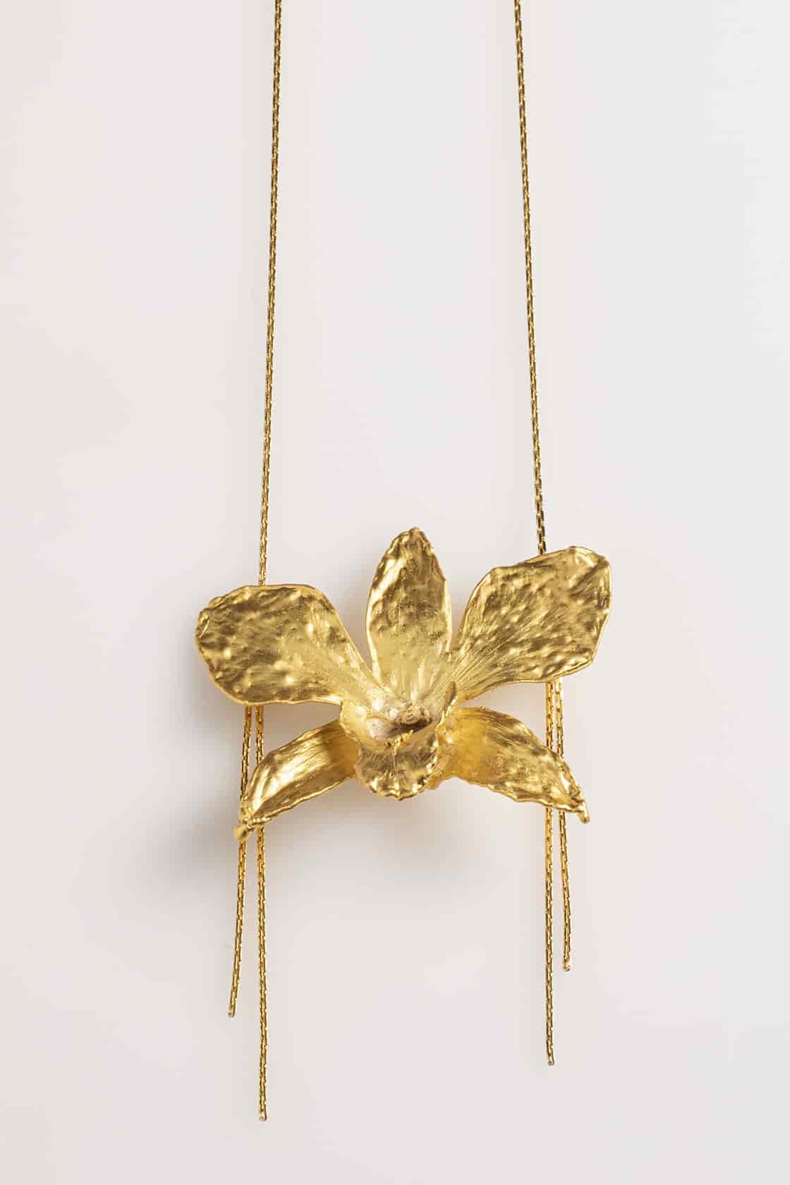 DENDROBIUM MAXI LONG NECKLACE - miniatura 1