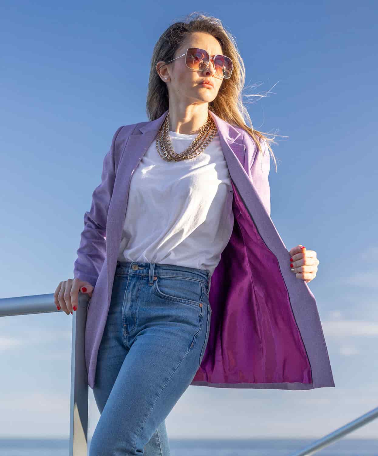 Blazer Lila Tokio - miniatura 2