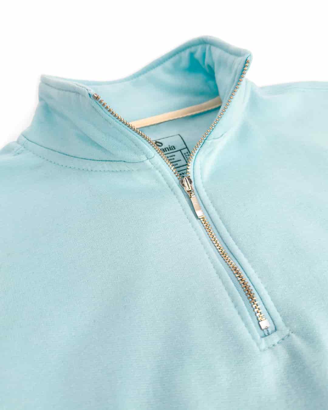 Buzo Cuello alto Mujer Azul Celeste - miniatura 8