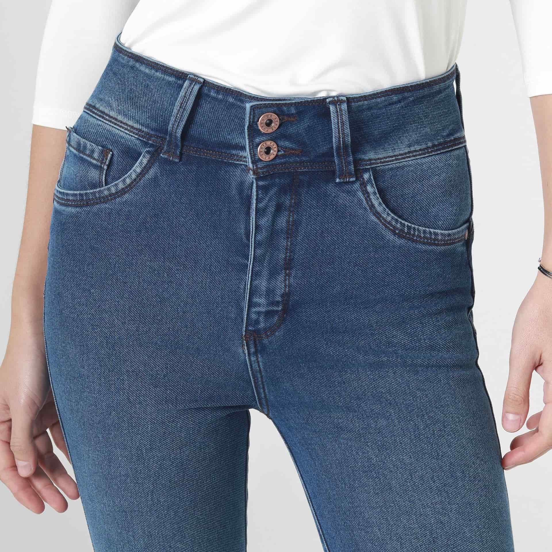 Jean Tiro Medio Bota Skinny - miniatura 2