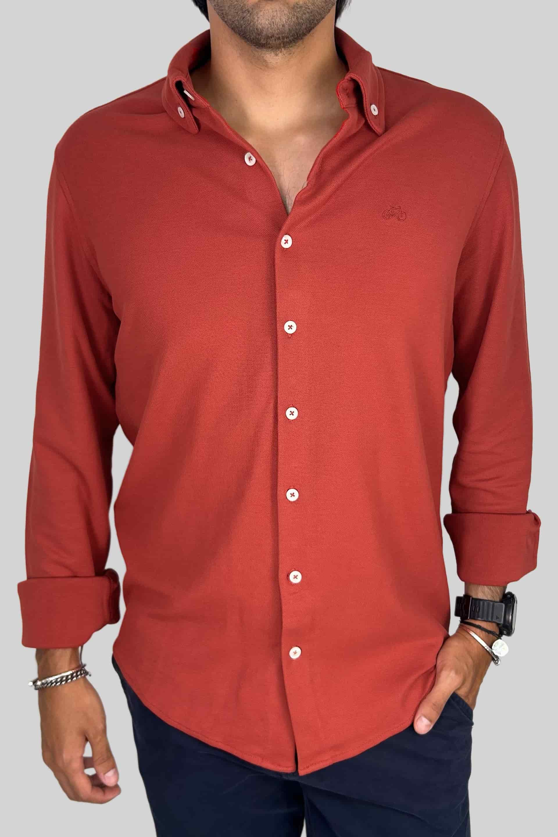 CAMISA PIQUE BRICK - miniatura 1