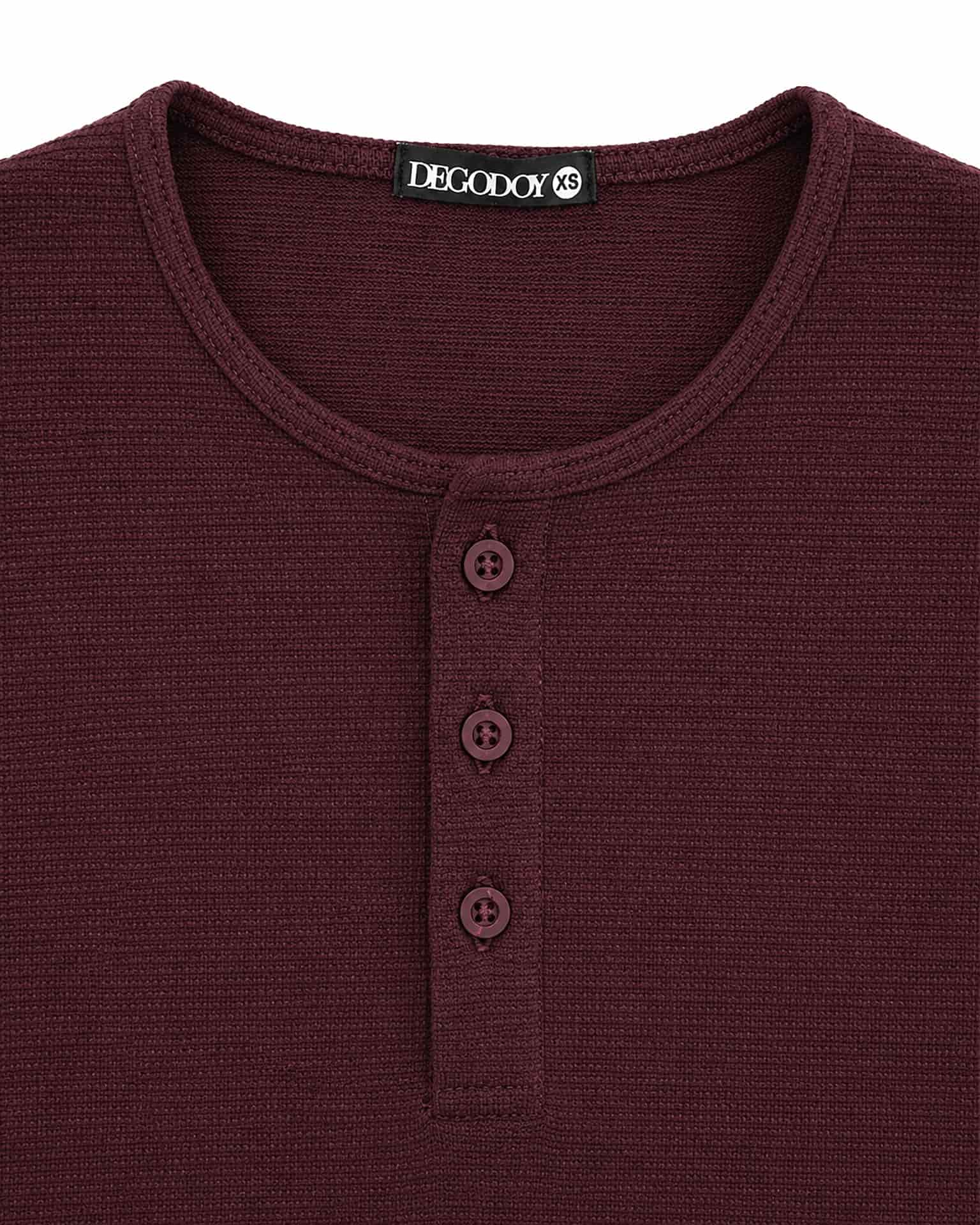 Regatta Henley Burgundy - miniatura 5