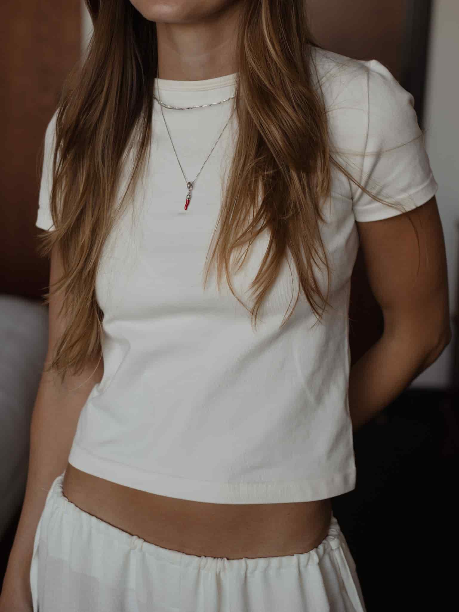 SEAMLESS SIMPLY TEE - SOFT WHITE - miniatura 4