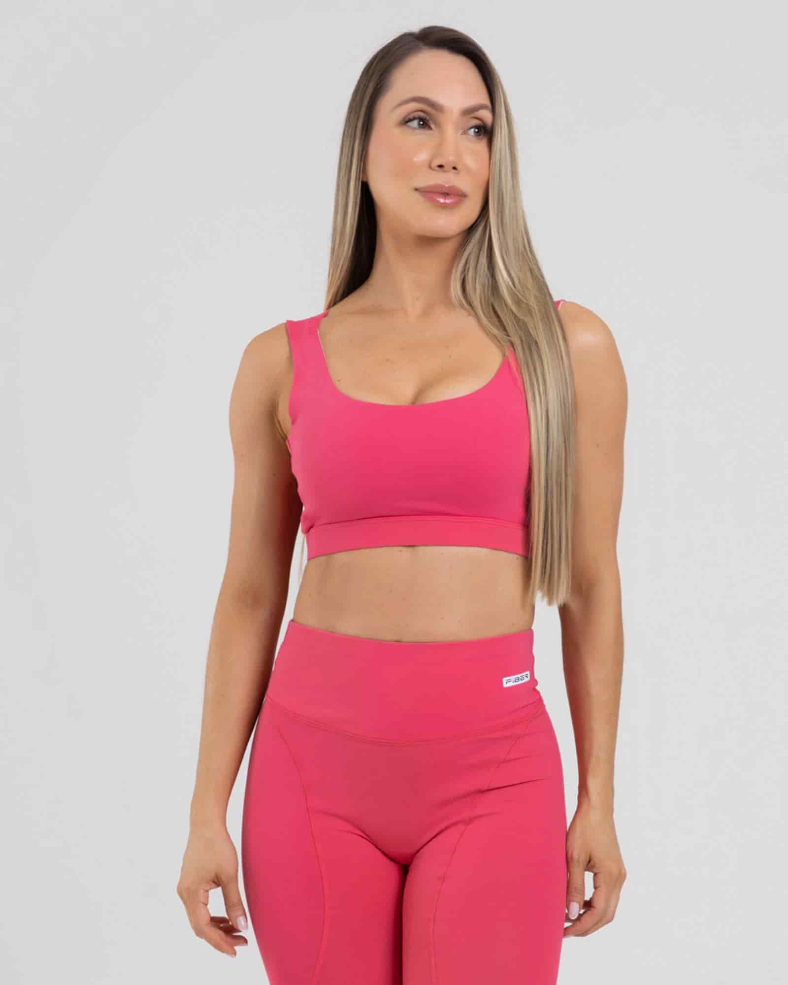 Top sisa sculpt glow fucsia rouge genuina - miniatura 1