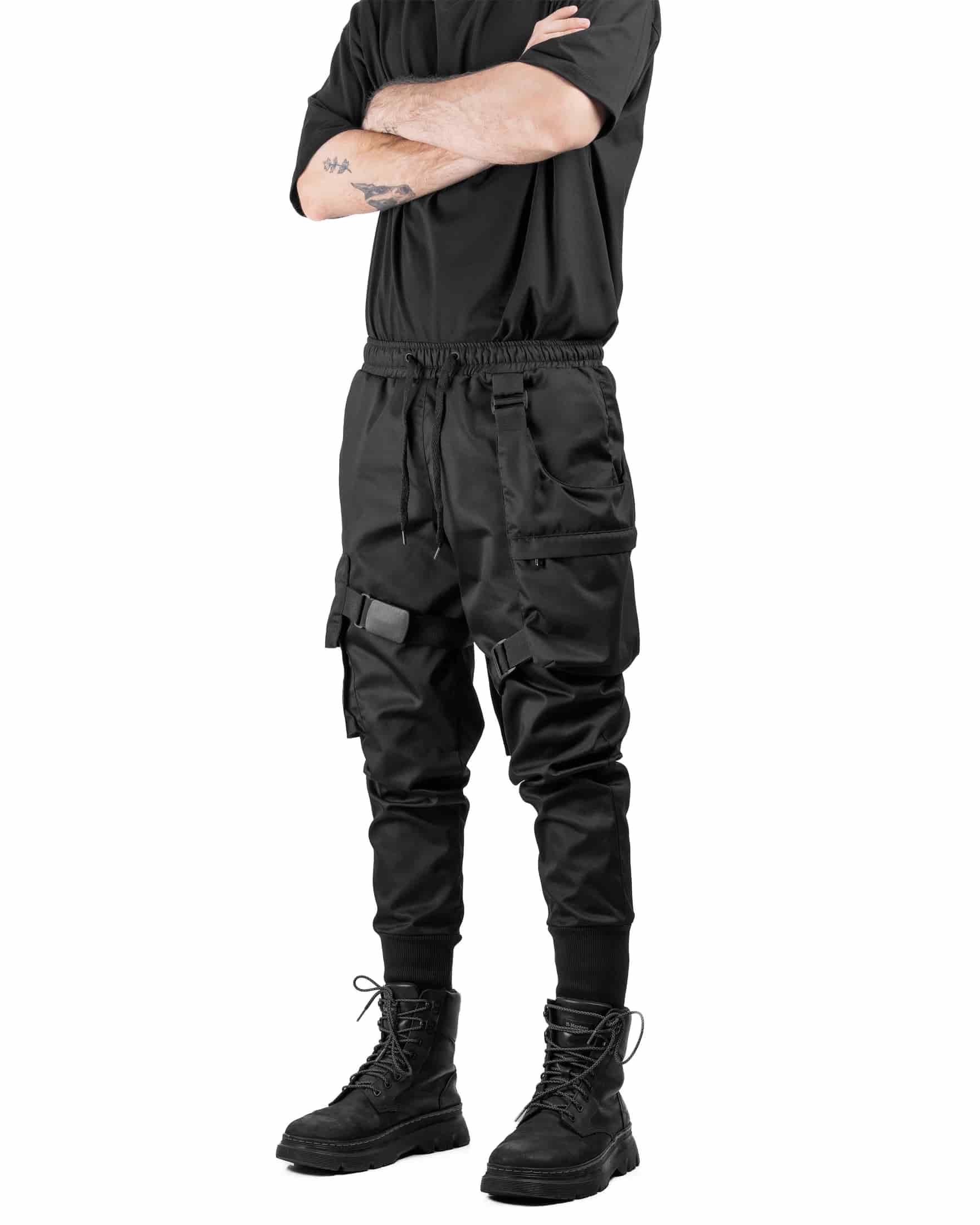 Pantalon Asimetrico Semibaggy Gabardina - miniatura 2