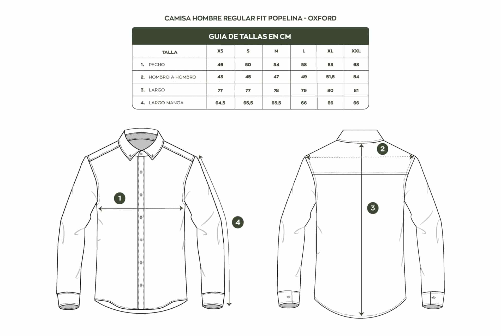 Camisa Antiarrugas Oxford Blanco Logo Sage - Talla Regular - miniatura 11