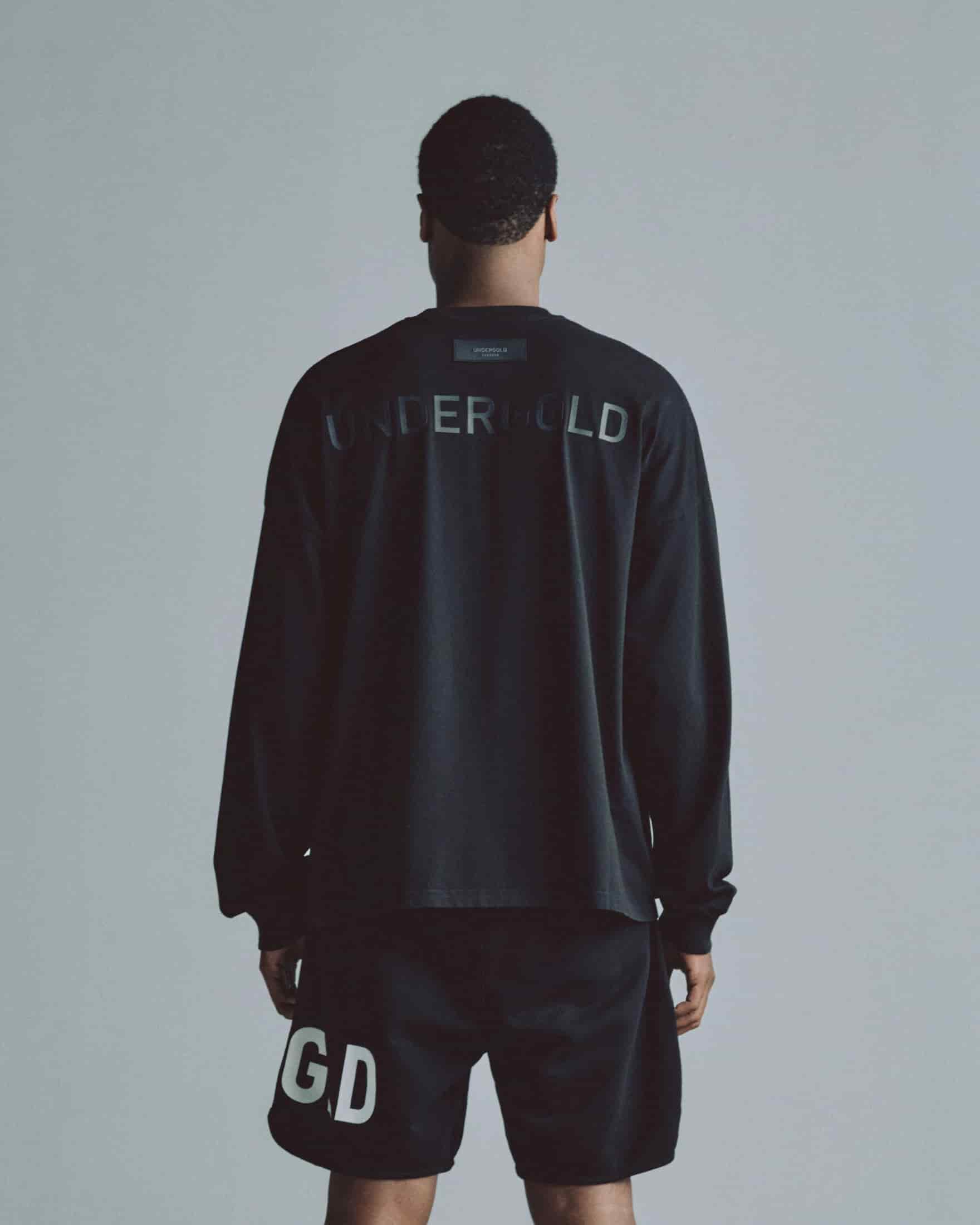 Line Logo Long Sleeve Boxy Fit Tshirt Black - miniatura 7