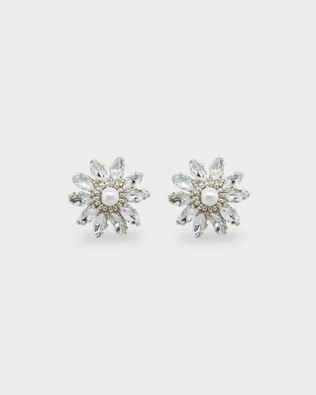 Aretes Pétalos Cristal - miniatura 2