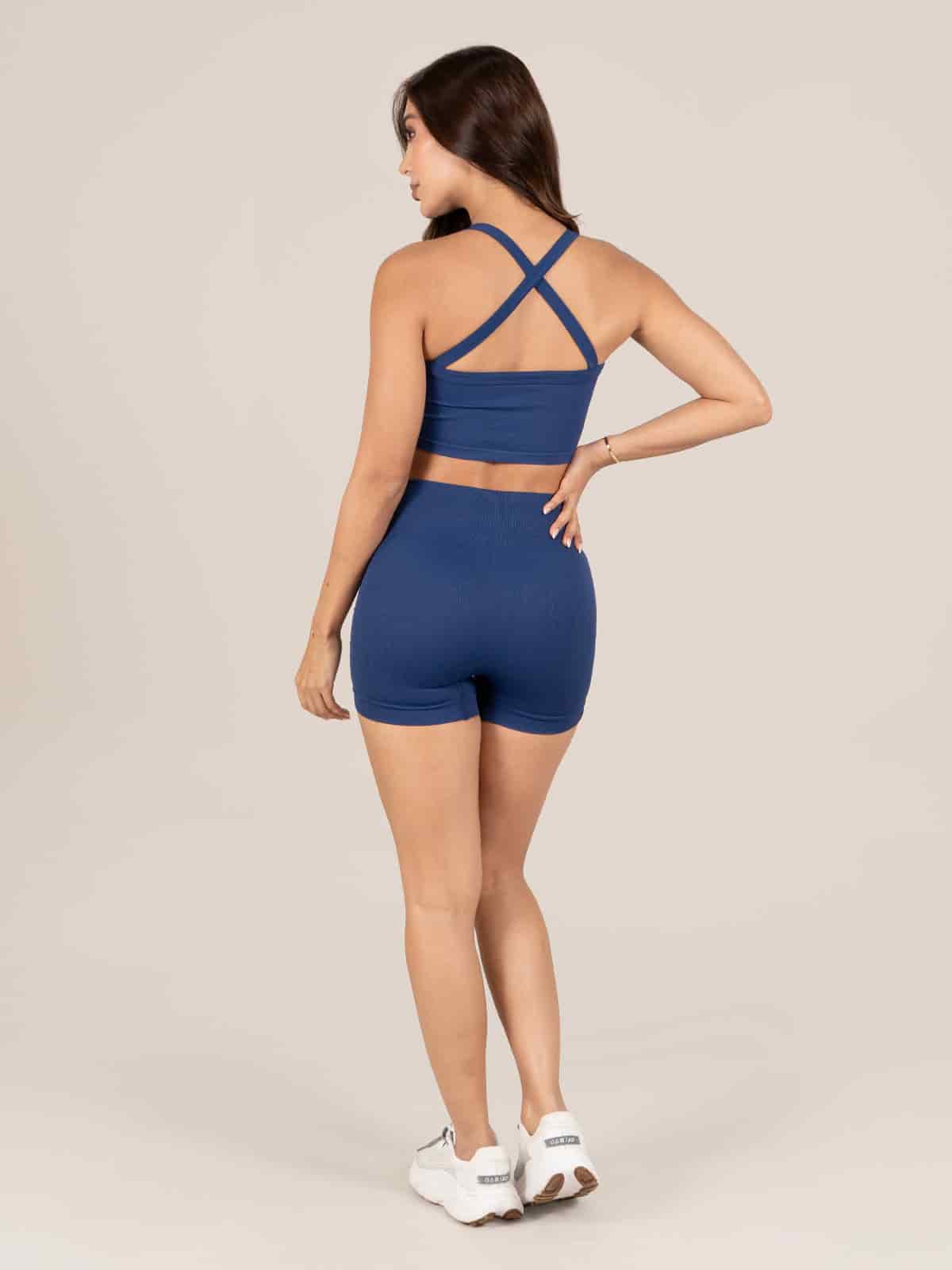 Talia Short Set Seamless Azul Pacifico - miniatura 3