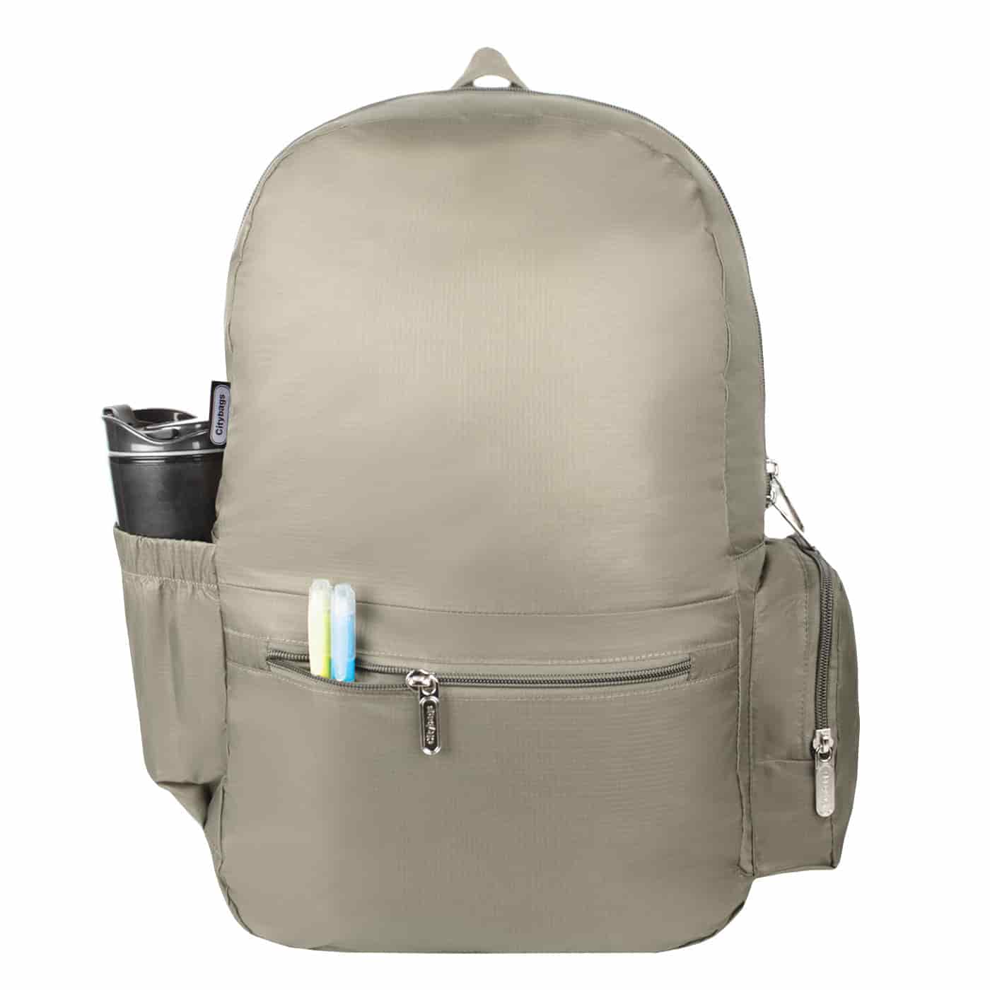 Morral Plegable Citybags Beige - miniatura 4