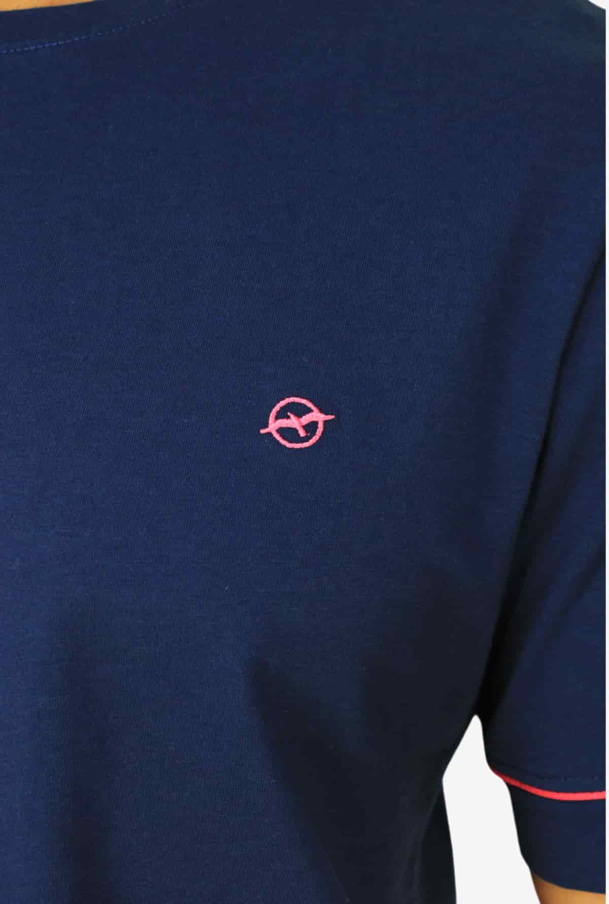 Camiseta Azul Para Hombre DMTSOUT02 - miniatura 3