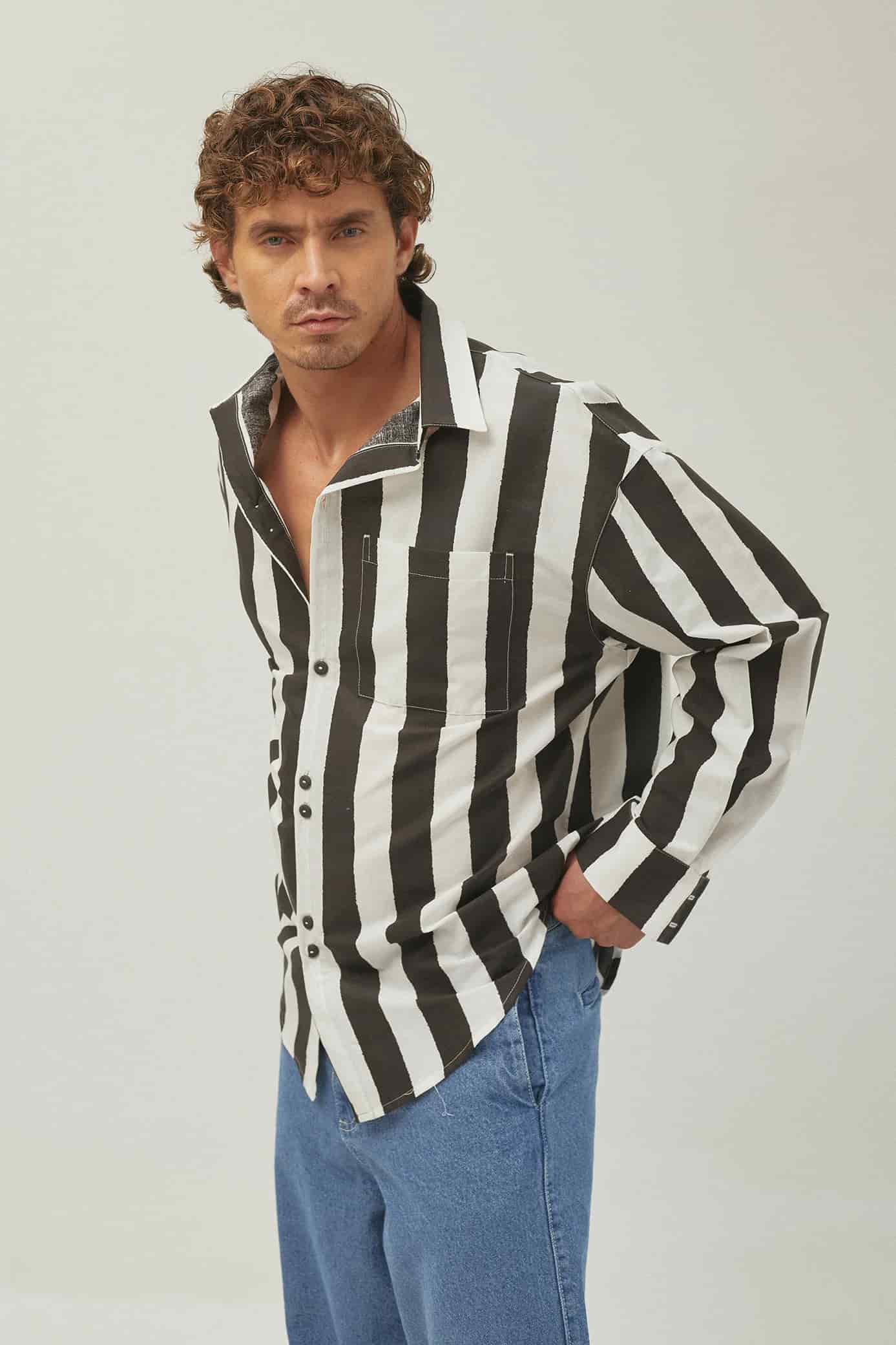 Camisera Over Rayas - miniatura 6