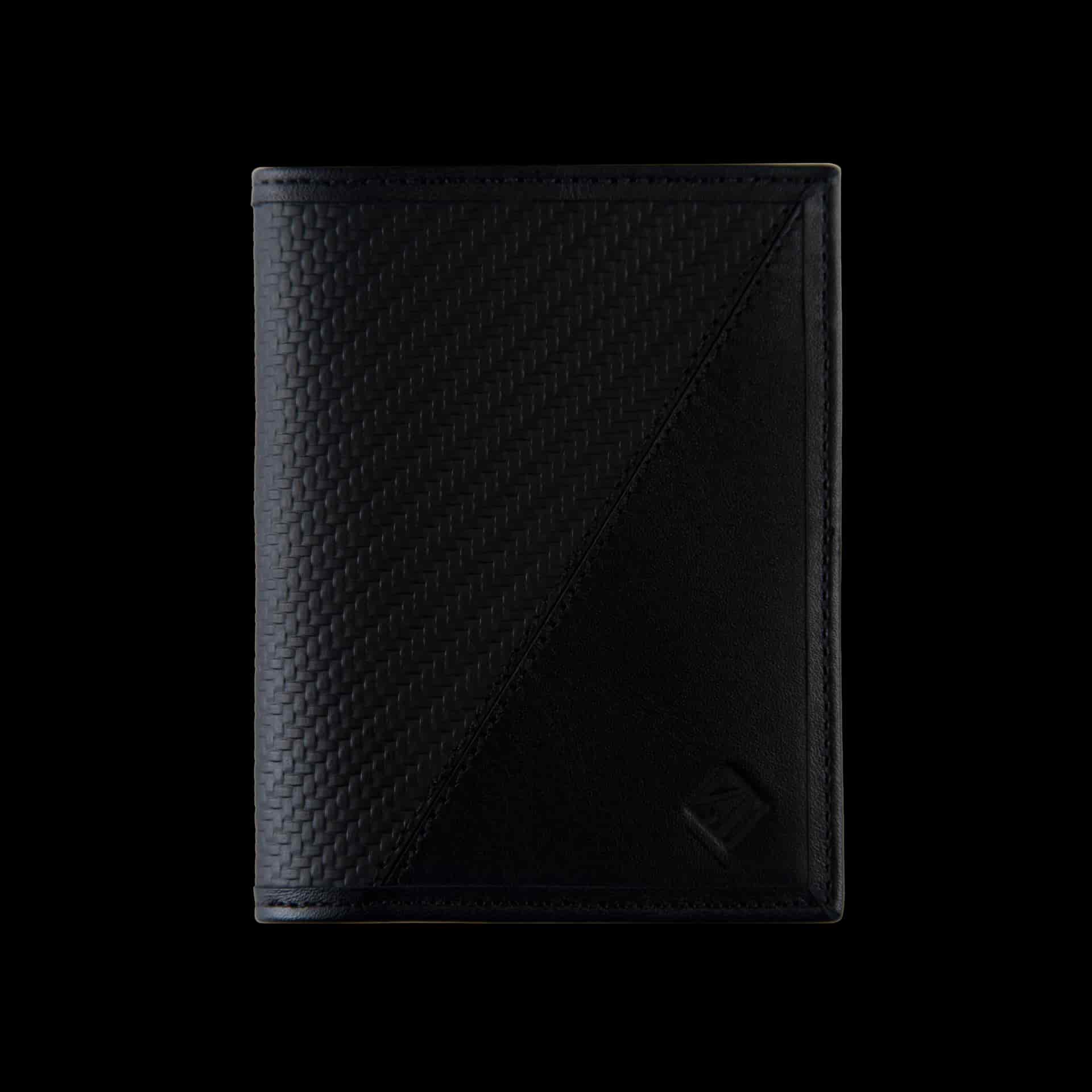 Billetera Compact con Clip (Carbono-Negra-Roja) — Con Grabado de Iniciales - miniatura 3