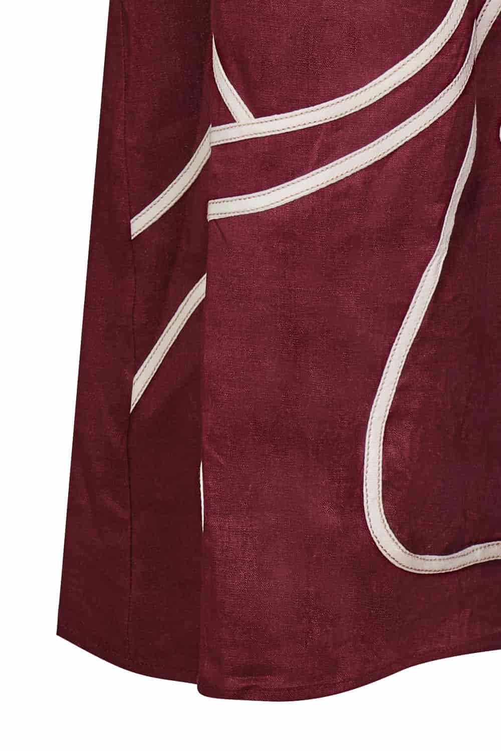 Falda santorini vinotinto - miniatura 4