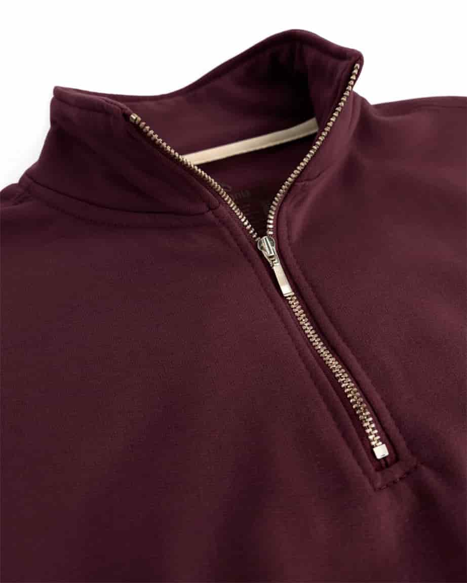 Buzo cuello alto hombre Vinotinto Burdeos - miniatura 5