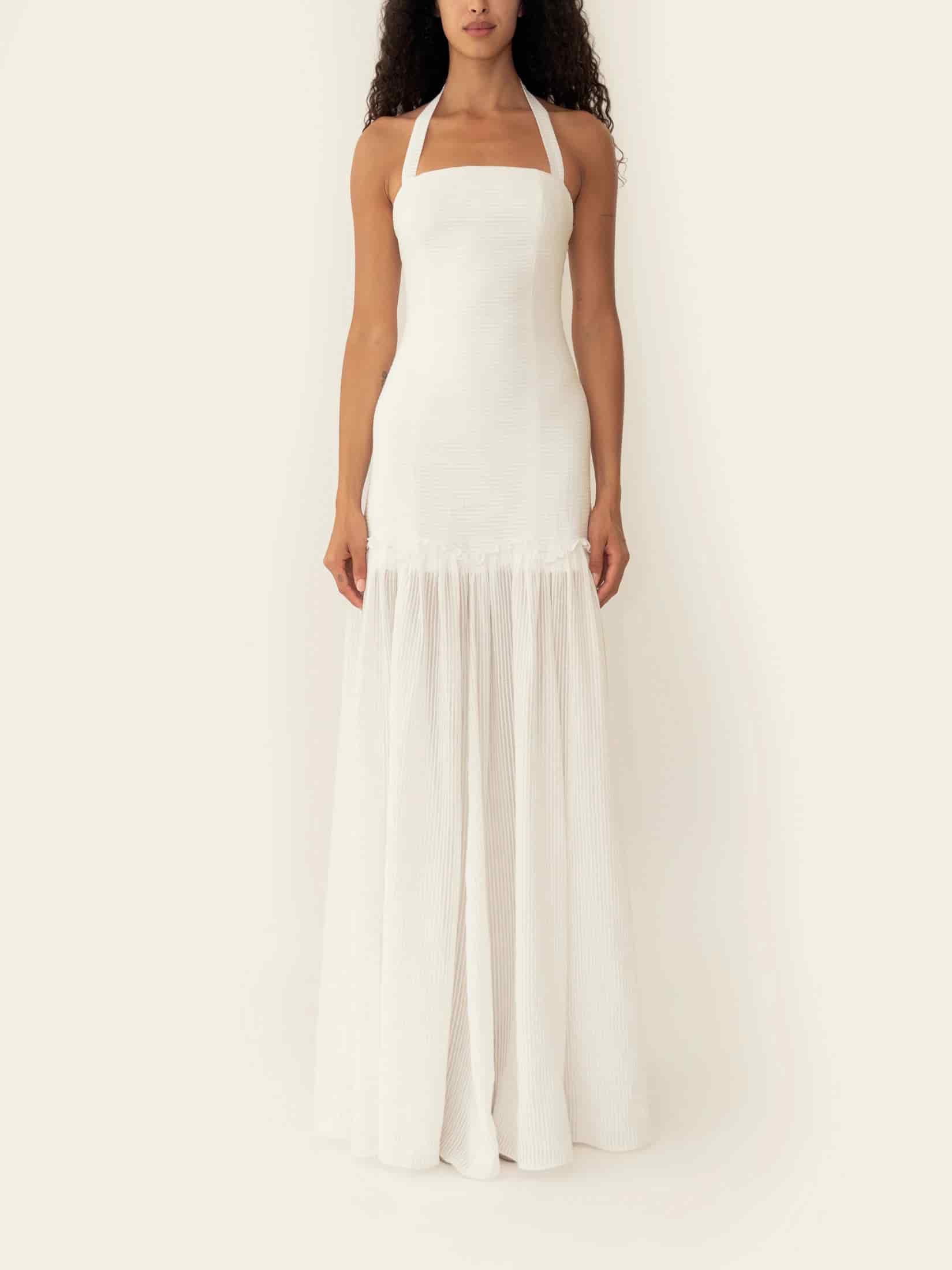 MARIA DRESS IVORY - miniatura 2