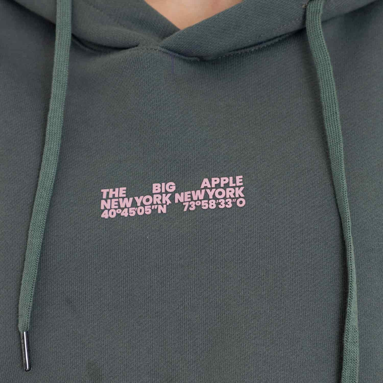The Big Apple Hoodie Olive - miniatura 3