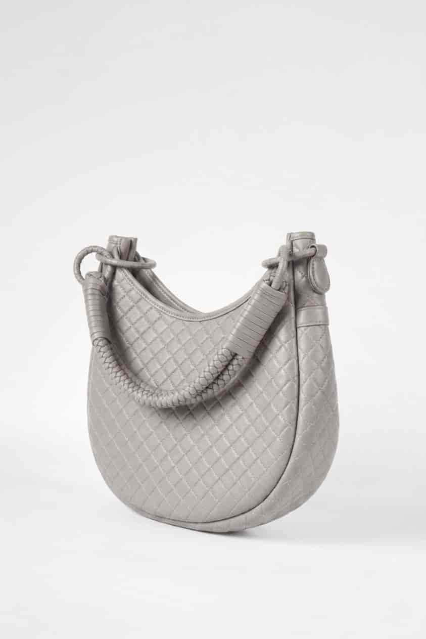 Saddle Shoulder Bag, Marble Gray - miniatura 2