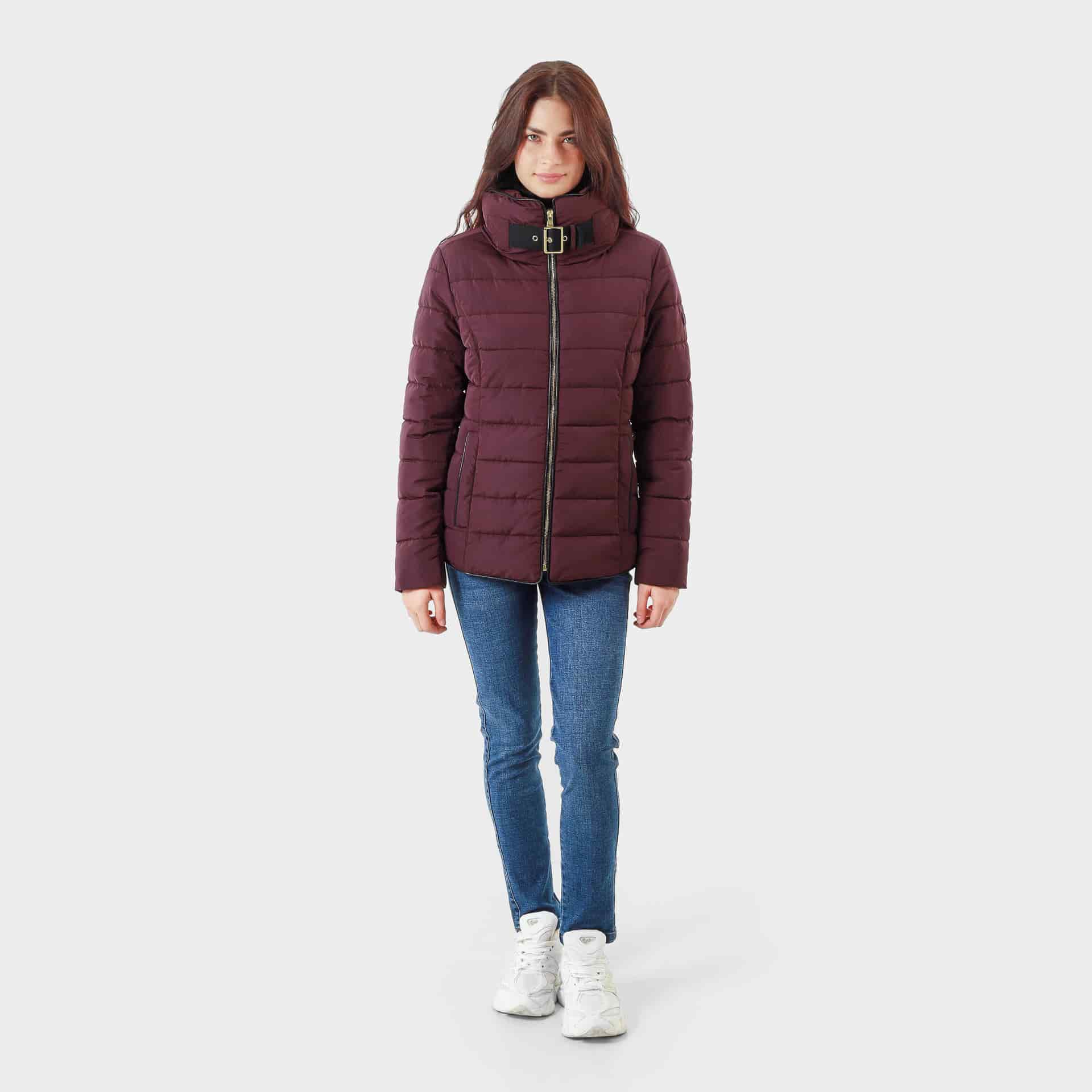 Chaqueta acolchada cuello alto con capucha interna - miniatura 13