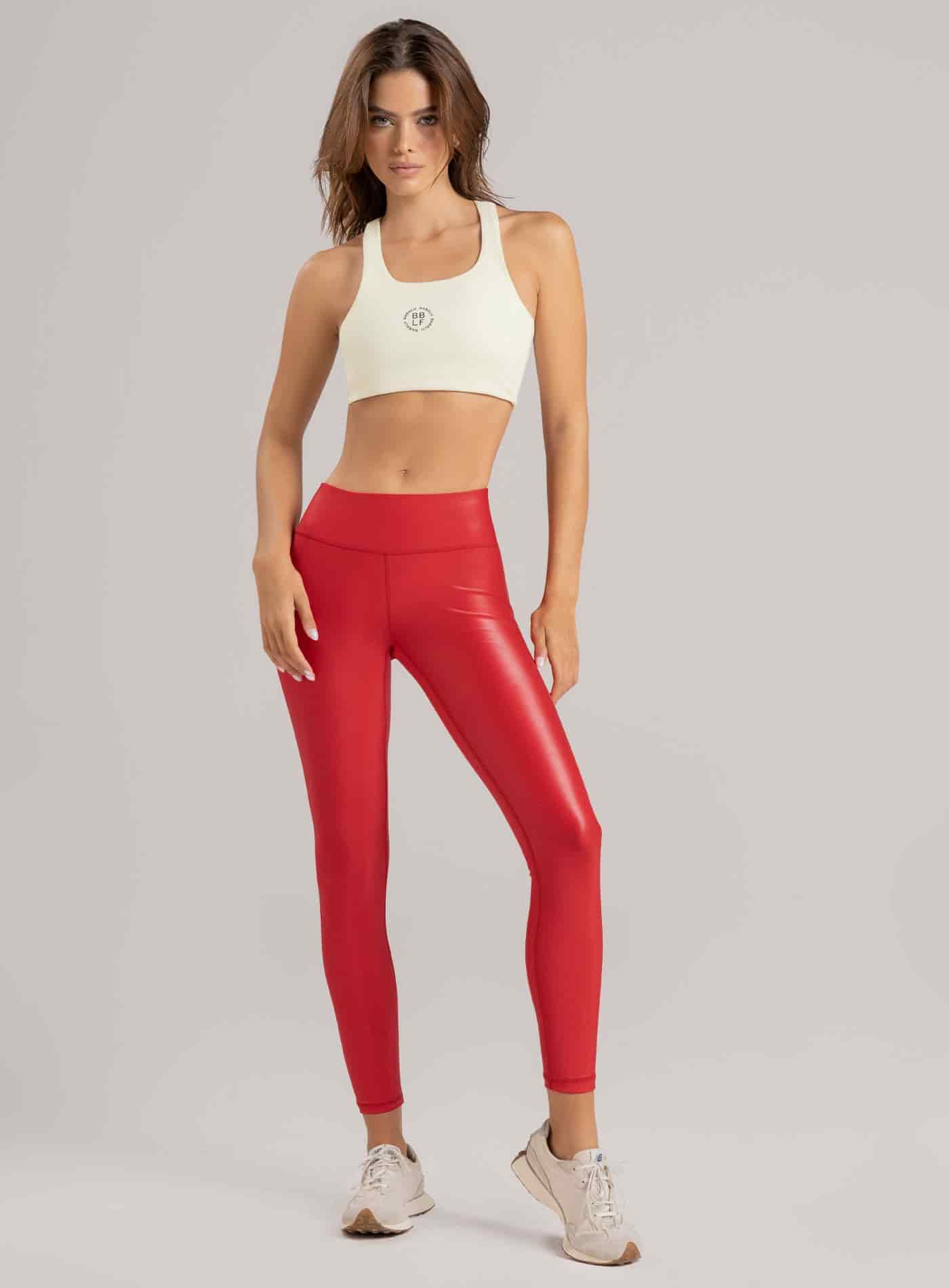 LEGGINS DEPORTIVO FIORE EN TELA APARIENCIA CUERO - miniatura 9