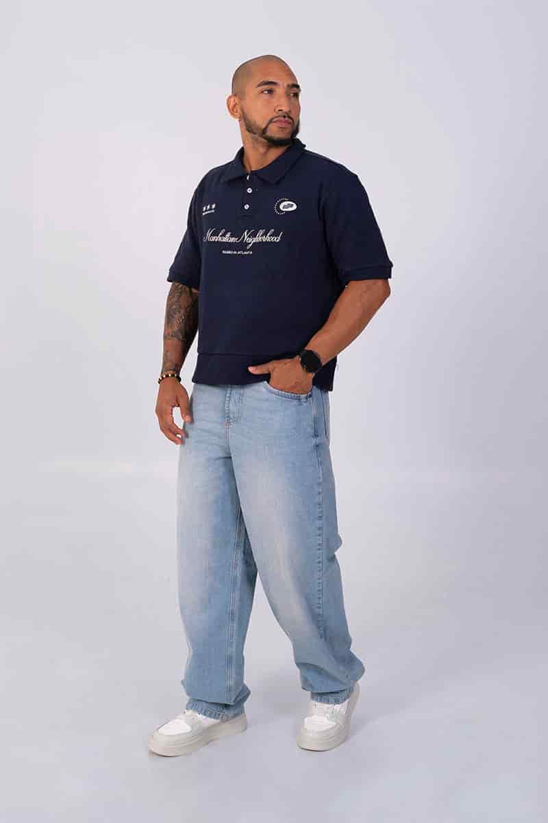 Polo boxy fit manhattan - miniatura 4