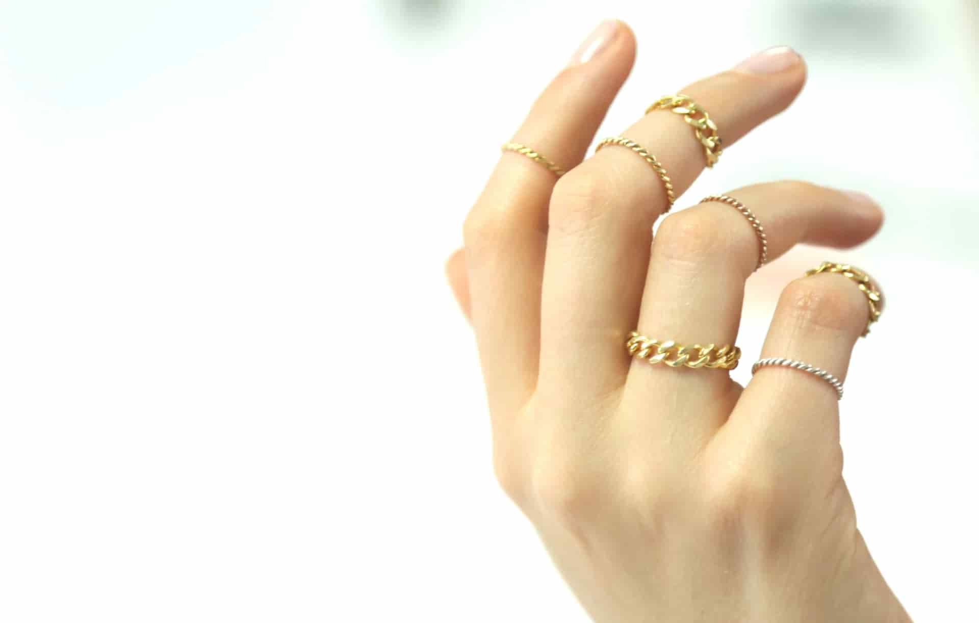 Anillo Trenza Delgado - miniatura 4