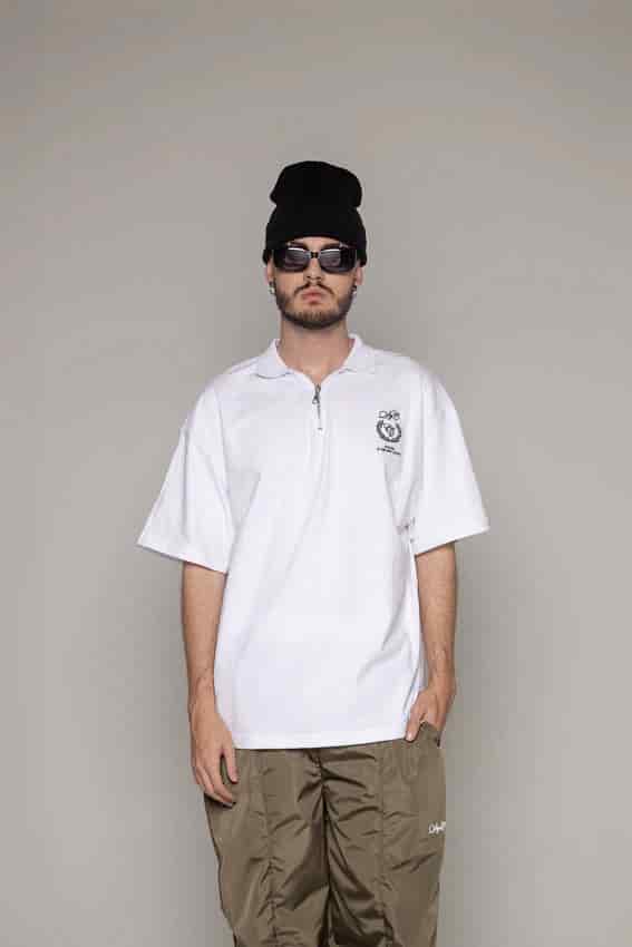 Polo Oversized The Art-Blanca - miniatura 1