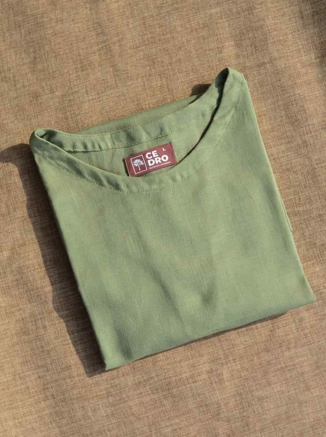 CAMISETA LINO ALGODÓN - miniatura 2