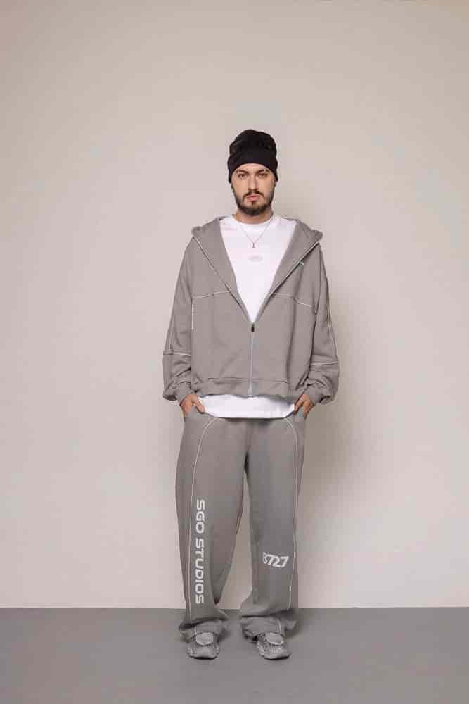 Sudadera 8727 Sgo-Gris - miniatura 4