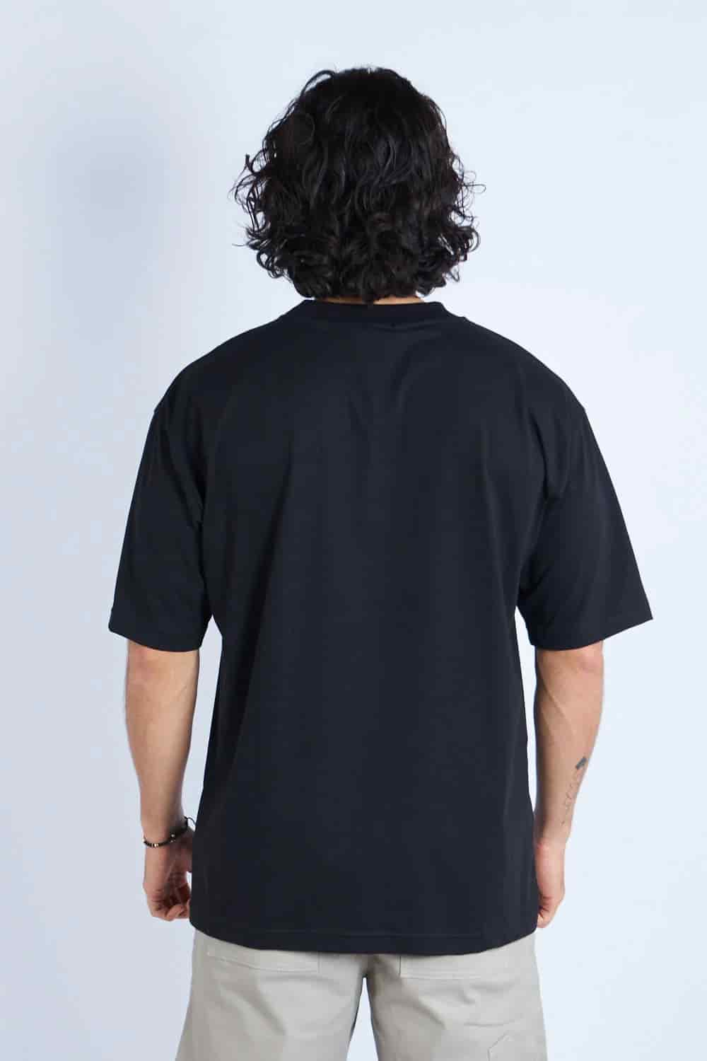 CAMISETA OVERSIZE NEGRA [DROP 0:0] - miniatura 3