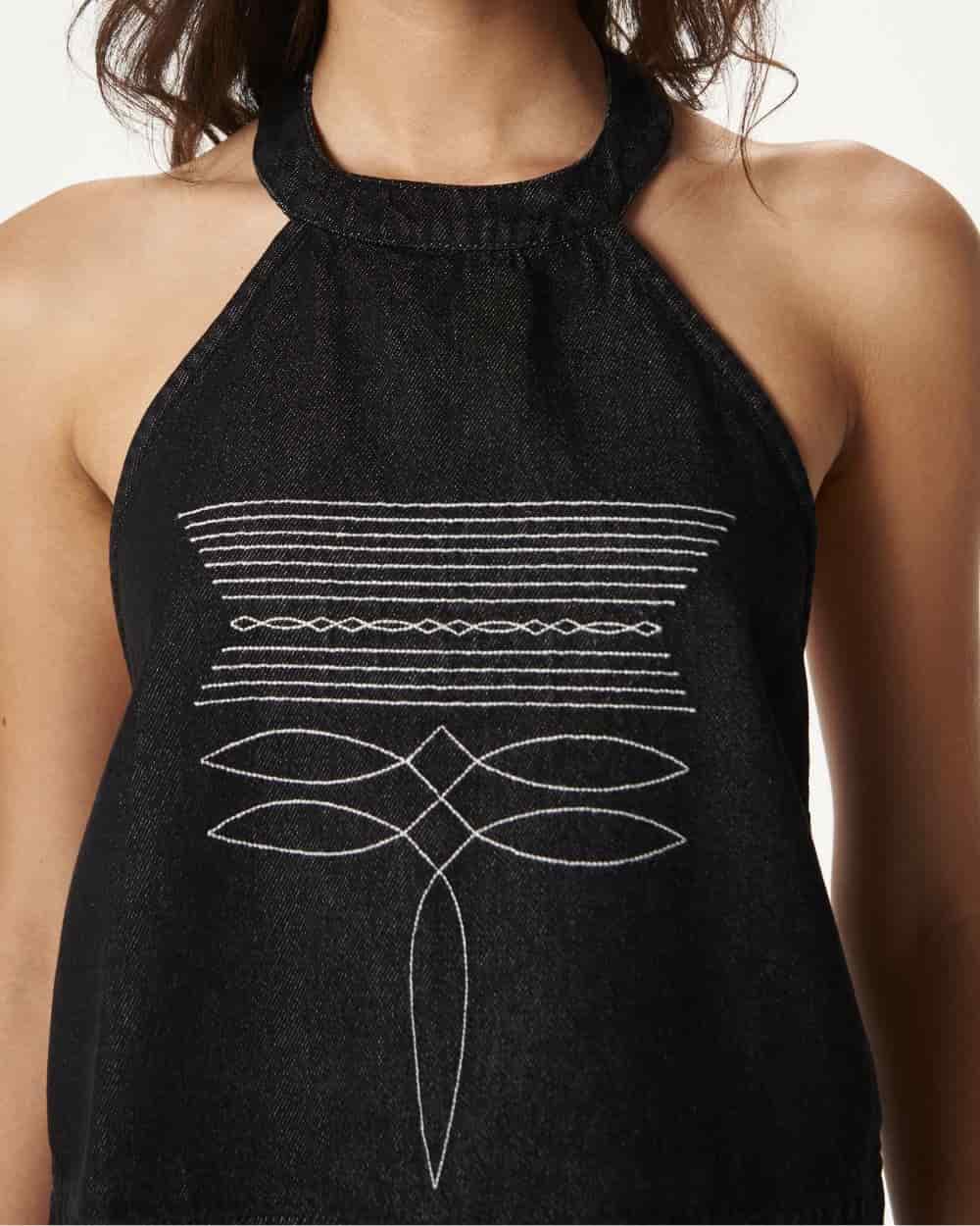 BRONC TOP BLACK - miniatura 7