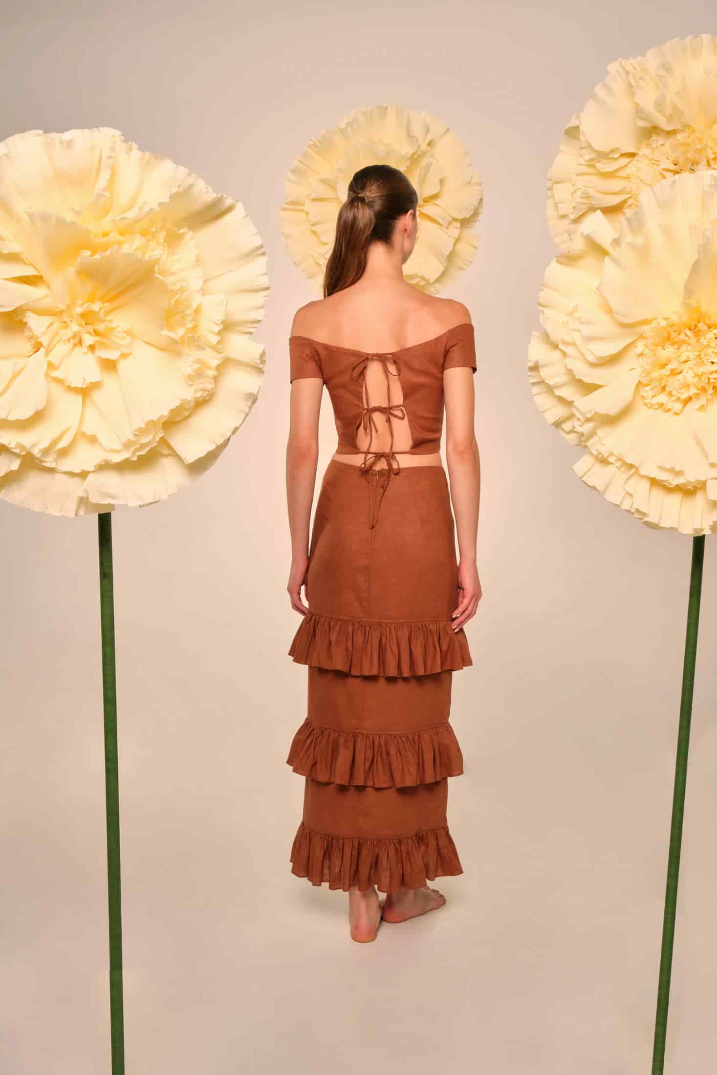 Dulce de Almendra Ankle Skirt - miniatura 3