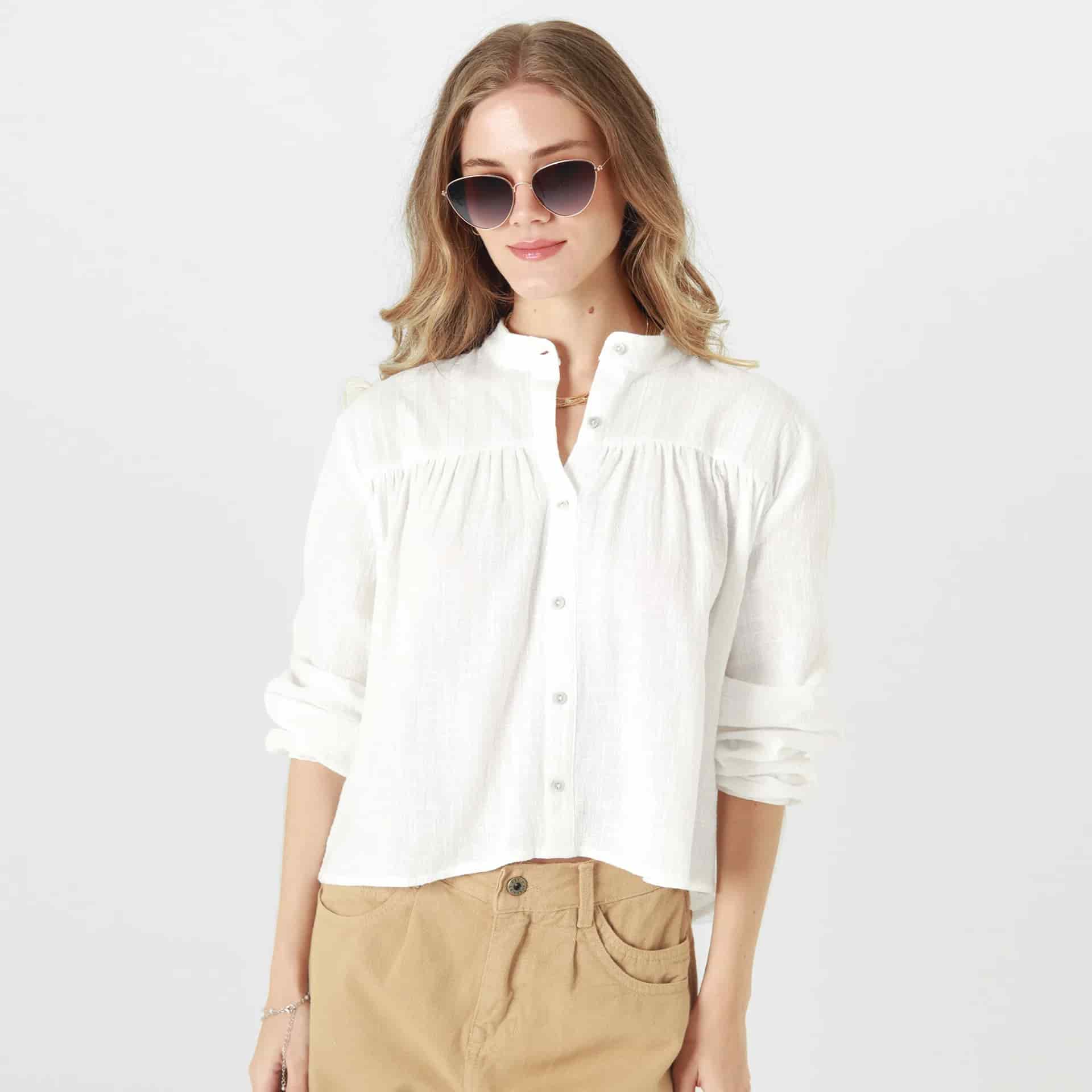 Blusa Cuello Neru Manga Larga - miniatura 1